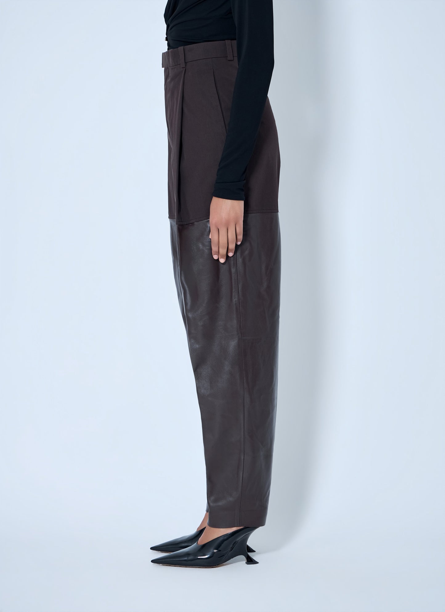 Bottega Veneta Women Contrast Panel Tailored Trousers