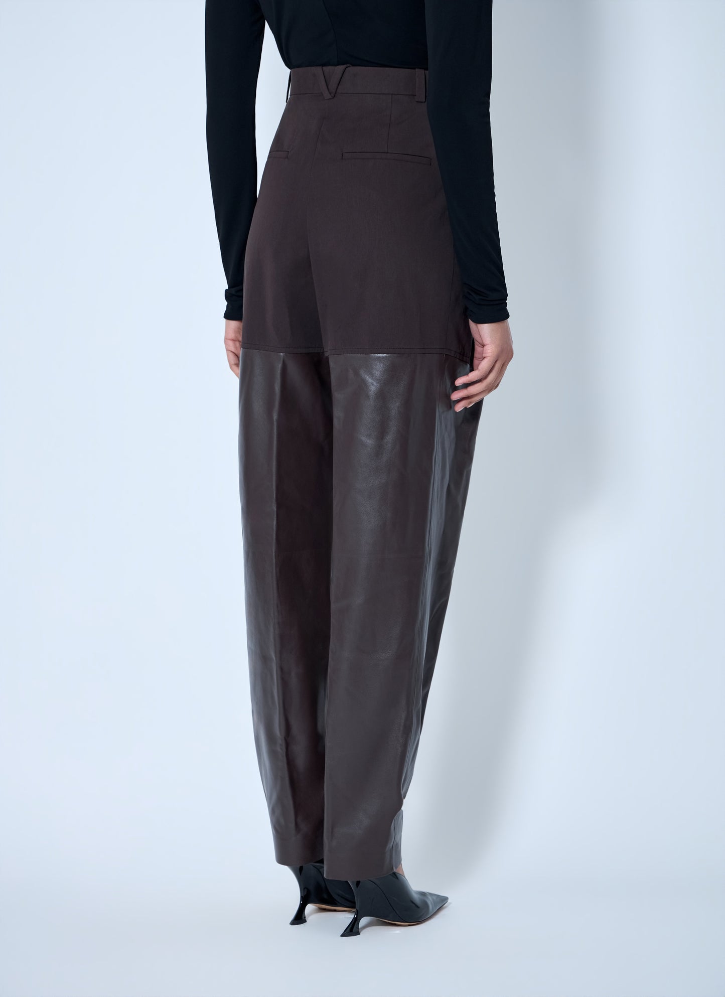Bottega Veneta Women Contrast Panel Tailored Trousers
