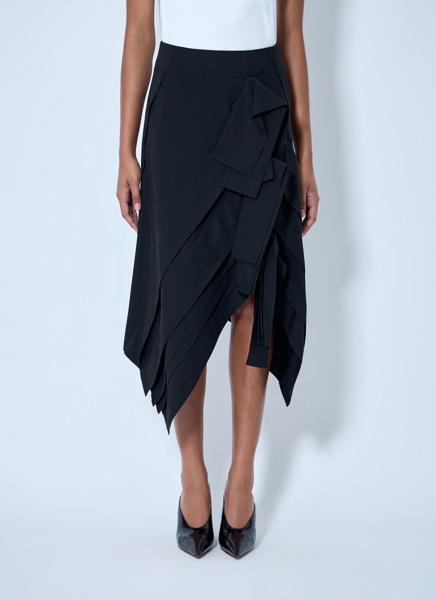 Bottega Veneta Women Asymmetric Layered Skirt BOTTEGA VENETA