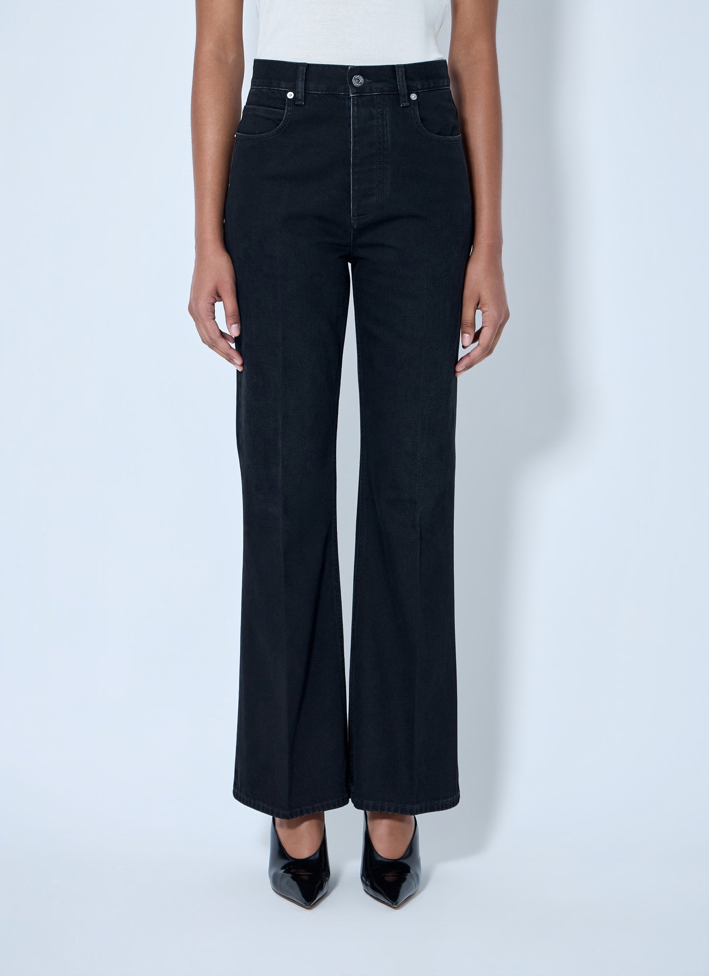 Bottega Veneta Women Wide-Leg Denim Trousers BOTTEGA VENETA