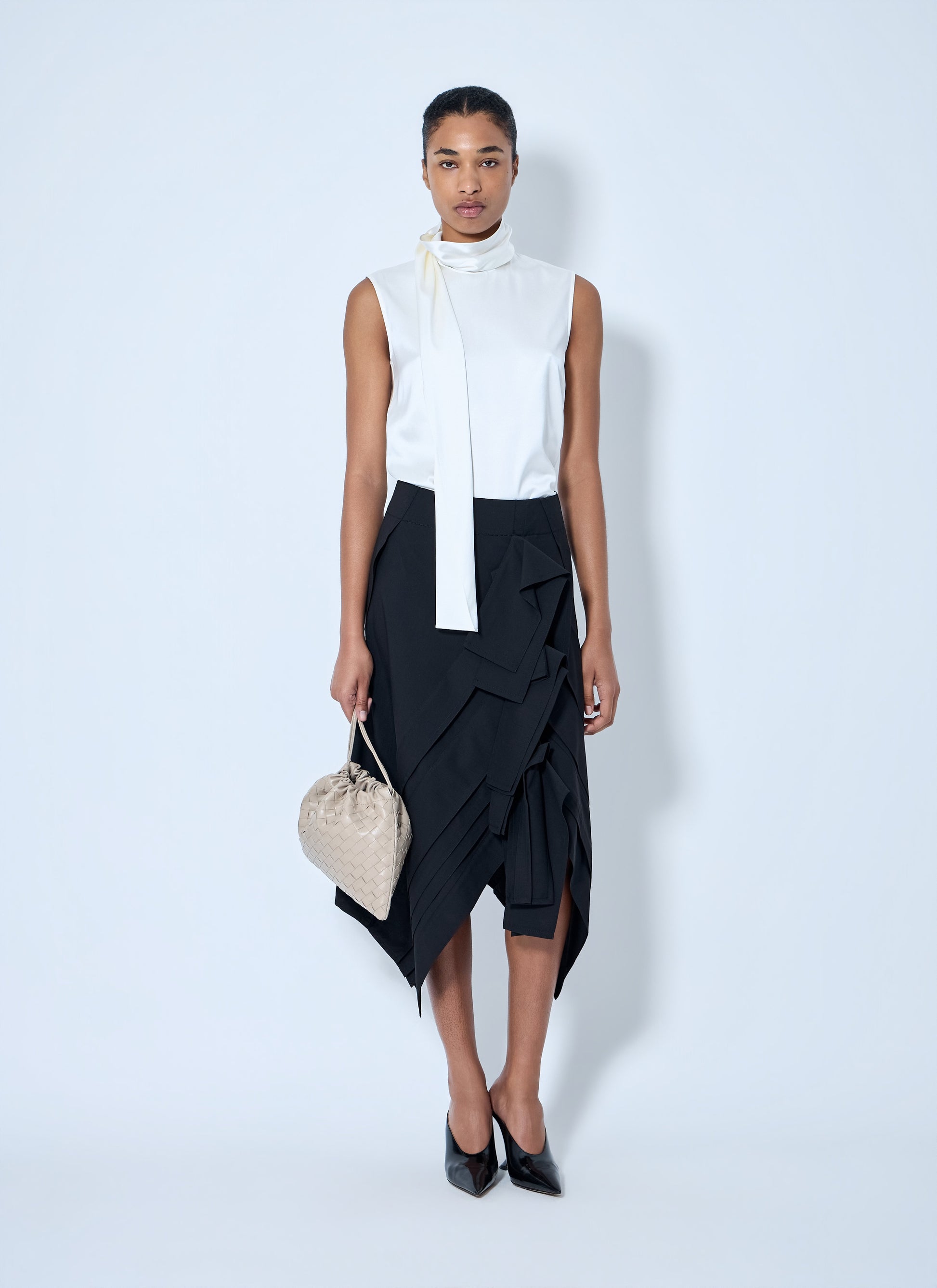 Bottega Veneta Women Sleeveless High-Neck Top BOTTEGA VENETA