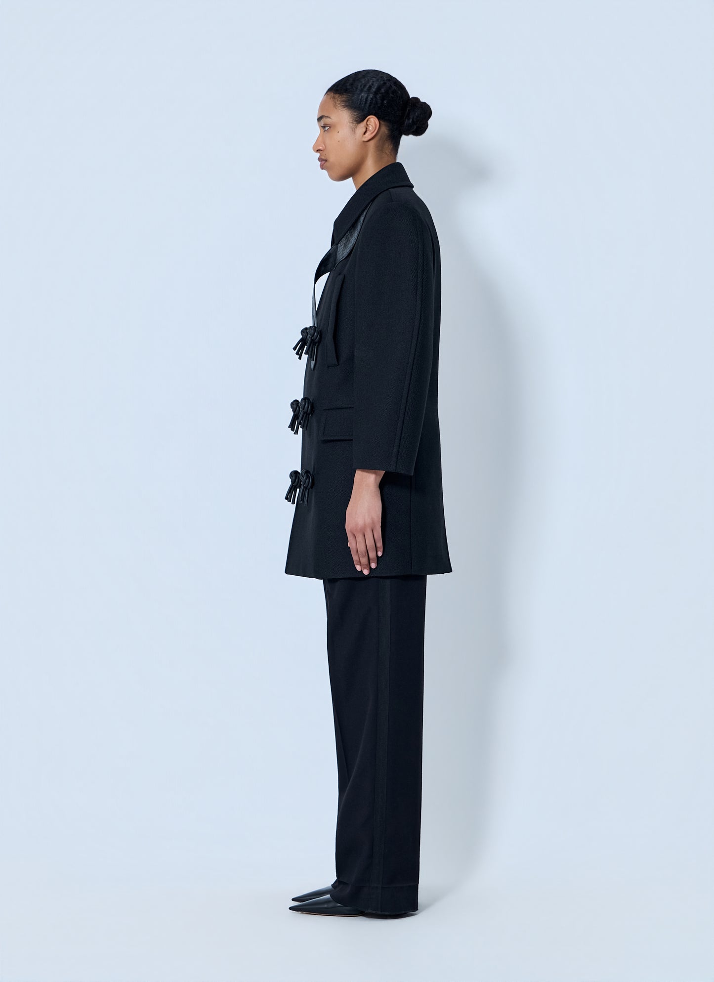 Bottega Veneta Women Double-Breasted Coat With Knot Details BOTTEGA VENETA