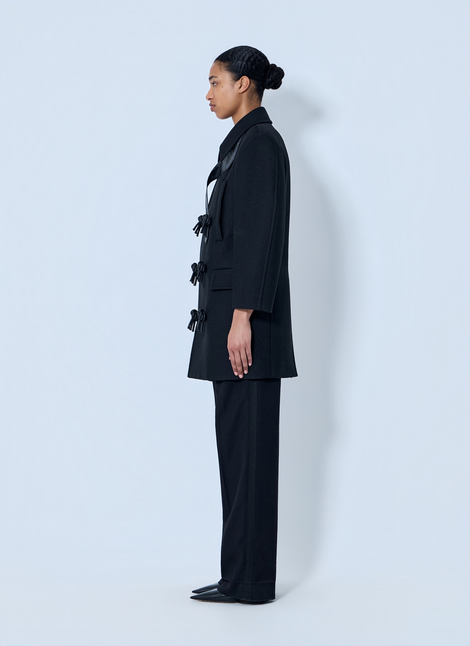 Bottega Veneta Women Double-Breasted Coat With Knot Details BOTTEGA VENETA