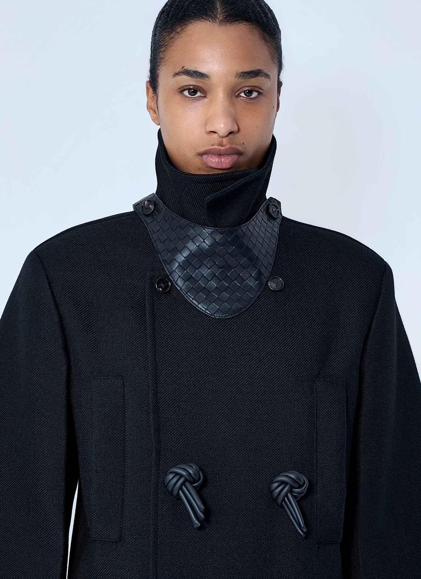 Bottega Veneta Women Double-Breasted Coat With Knot Details BOTTEGA VENETA