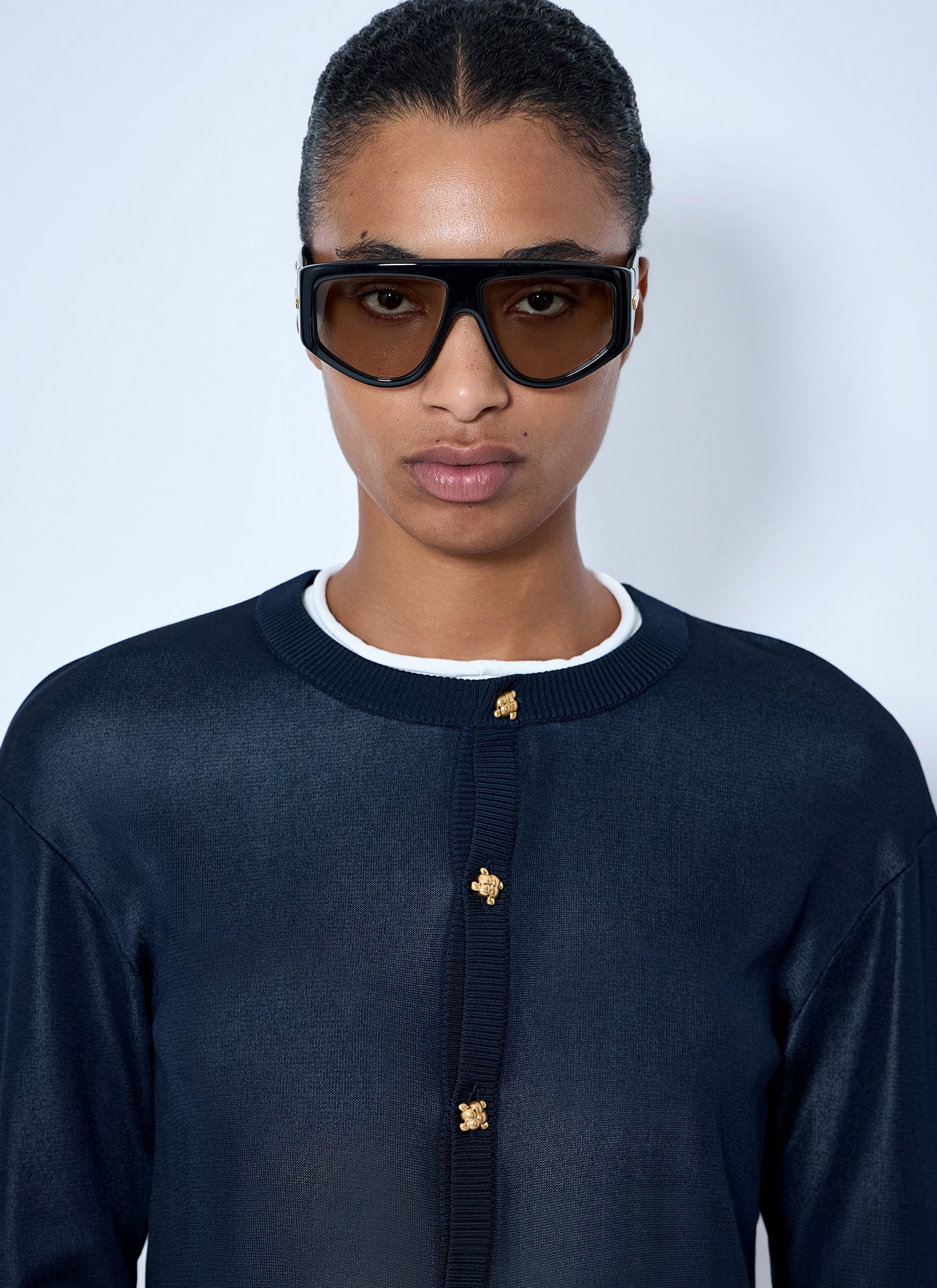 Bottega Veneta Women Classic Geometric Frame Sunglasses BOTTEGA VENETA