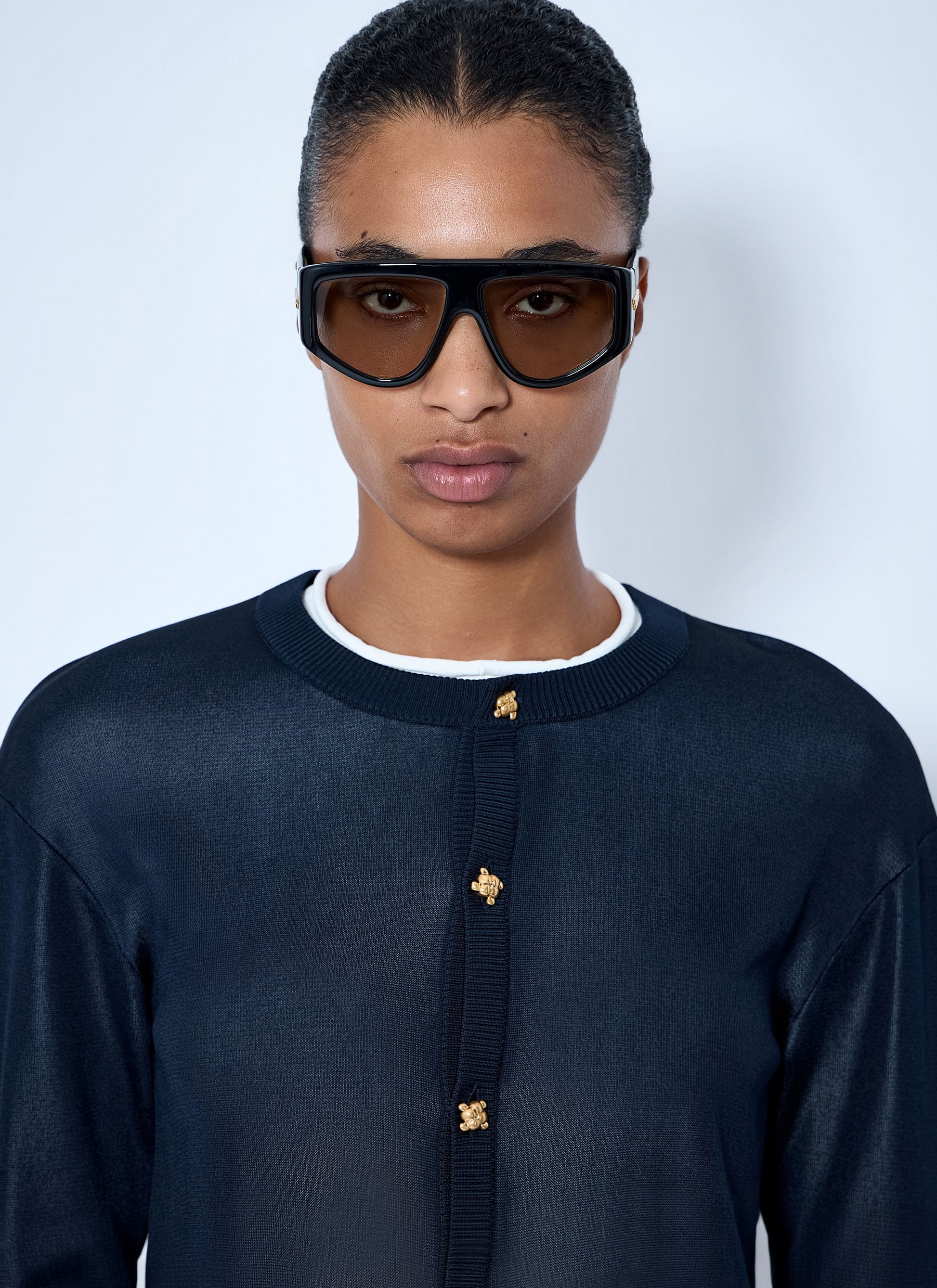 Bottega Veneta Women Classic Geometric Frame Sunglasses BOTTEGA VENETA