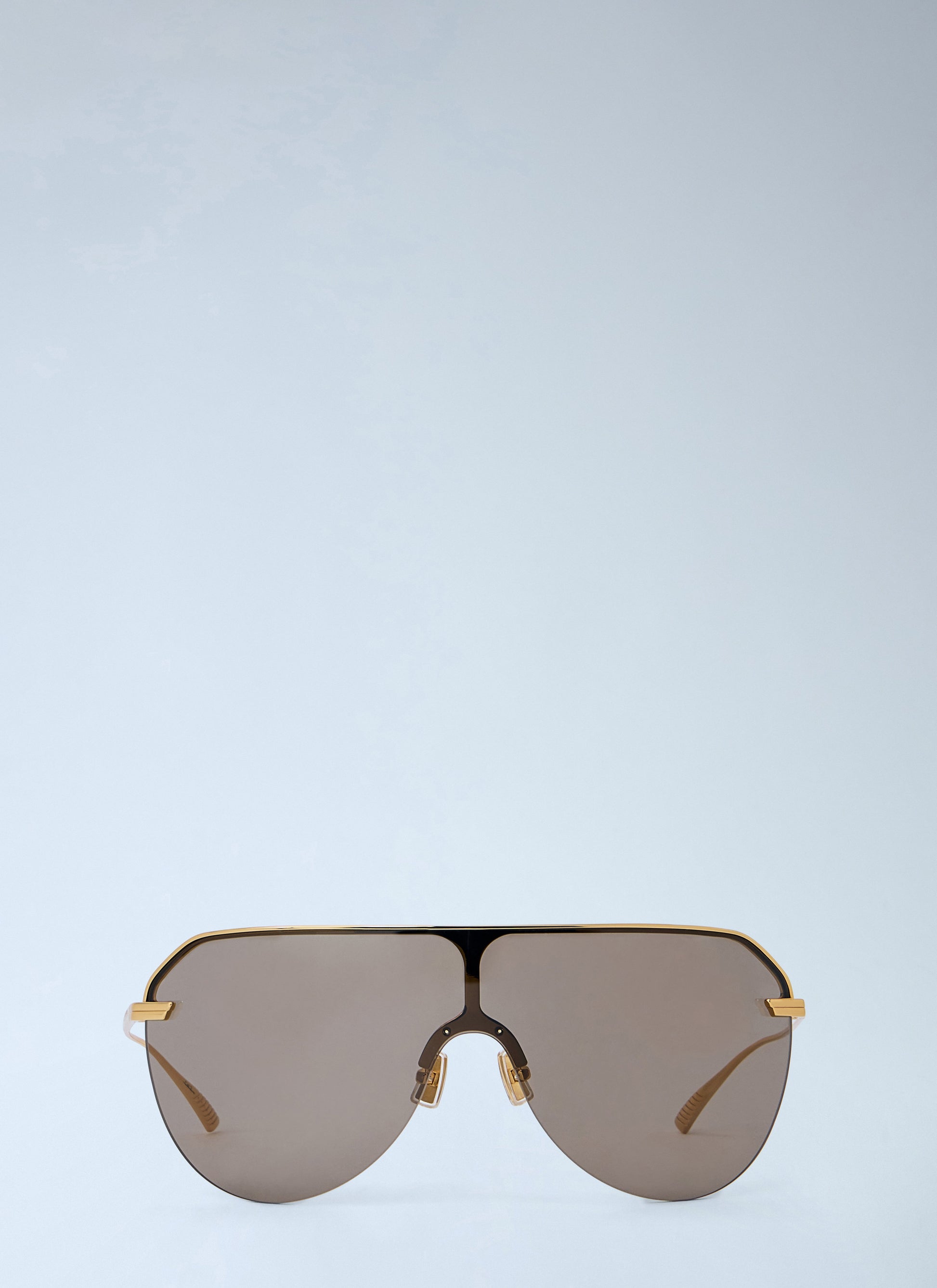 Bottega Veneta Women Long Ribbon Shield Sunglasses BOTTEGA VENETA