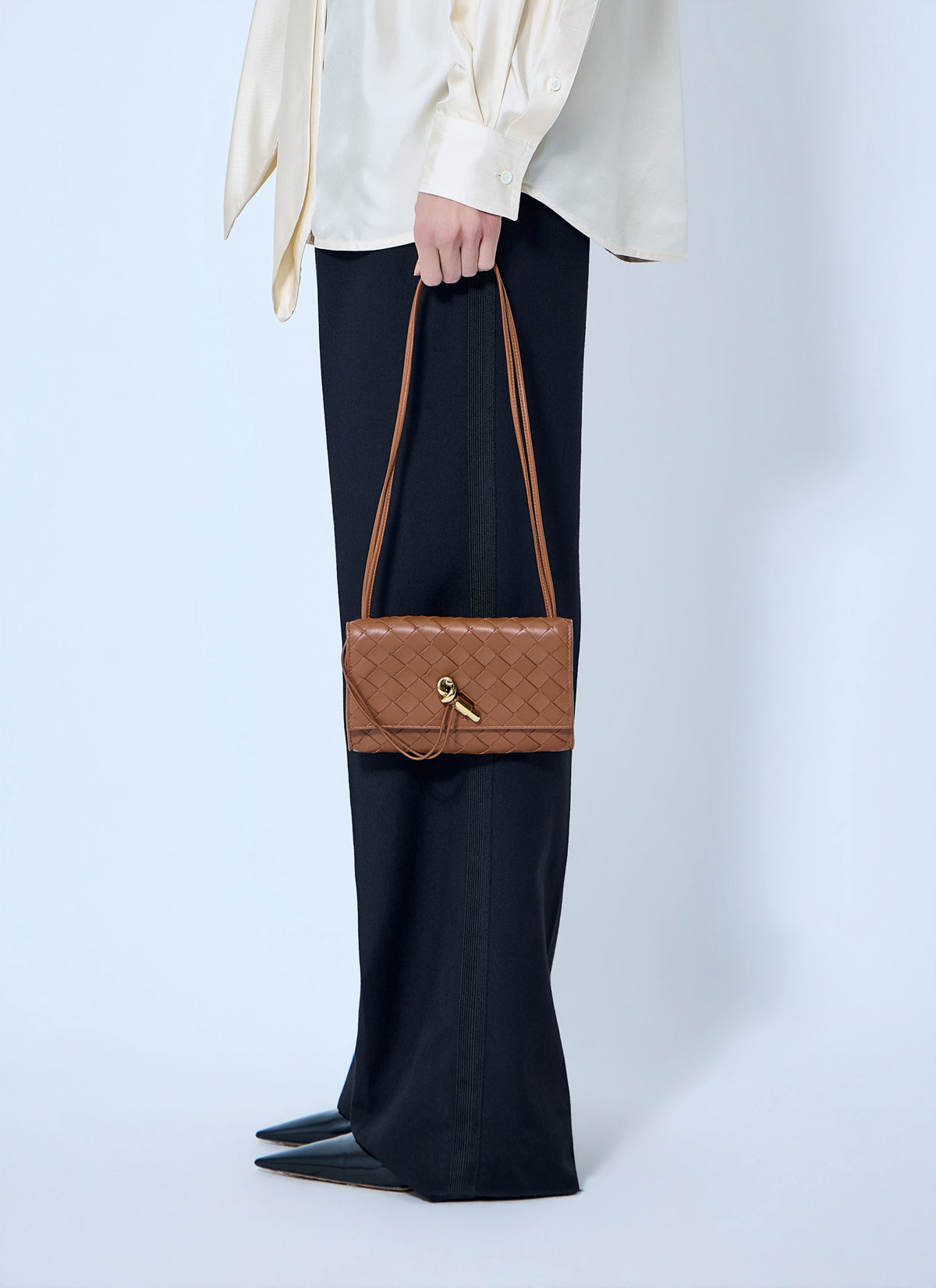 Bottega Veneta Women Andiamo Slim Pouch On Strap BOTTEGA VENETA