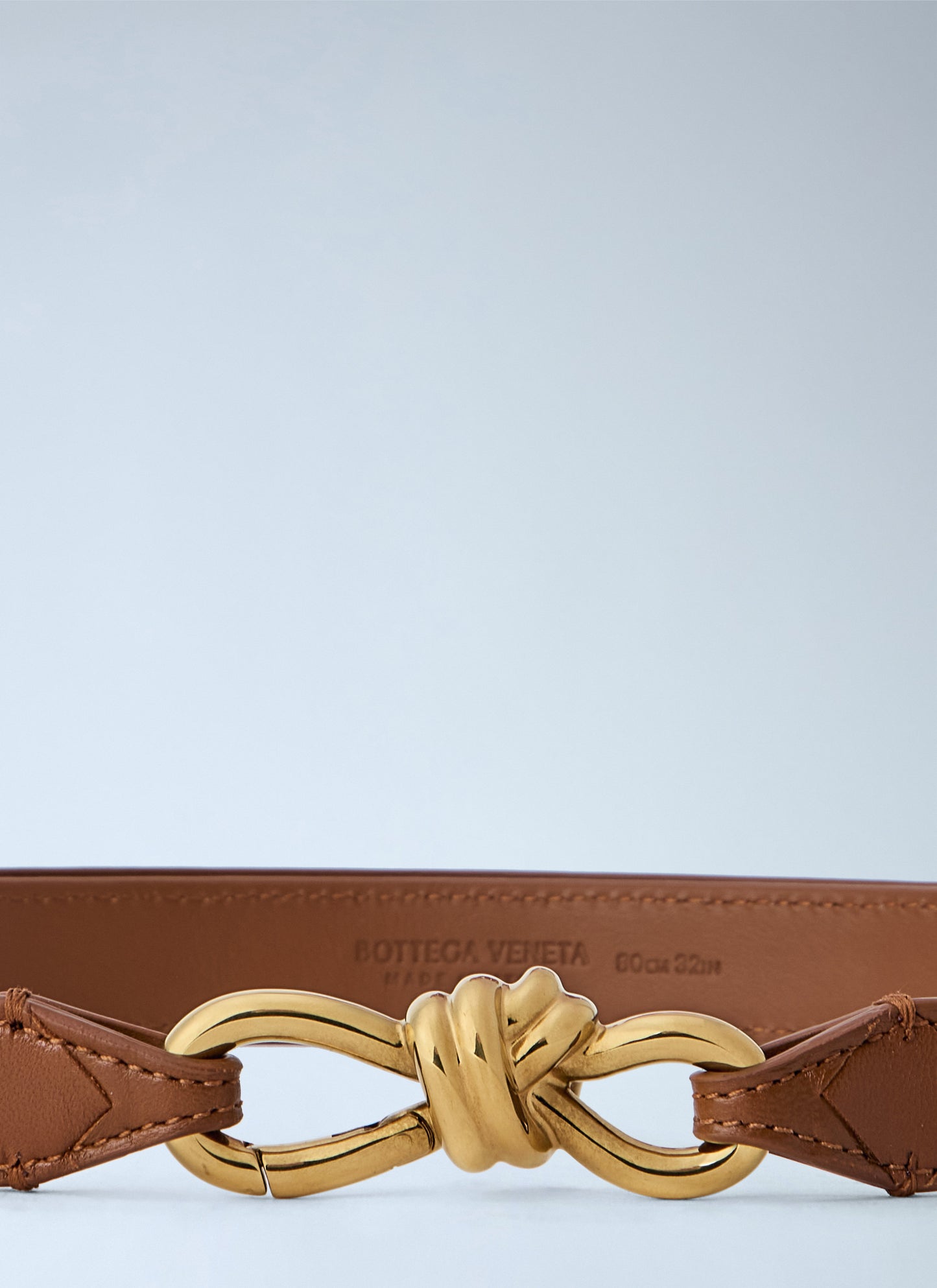 Bottega Veneta Women Quilted Leather Belt With Knot Buckle BOTTEGA VENETA