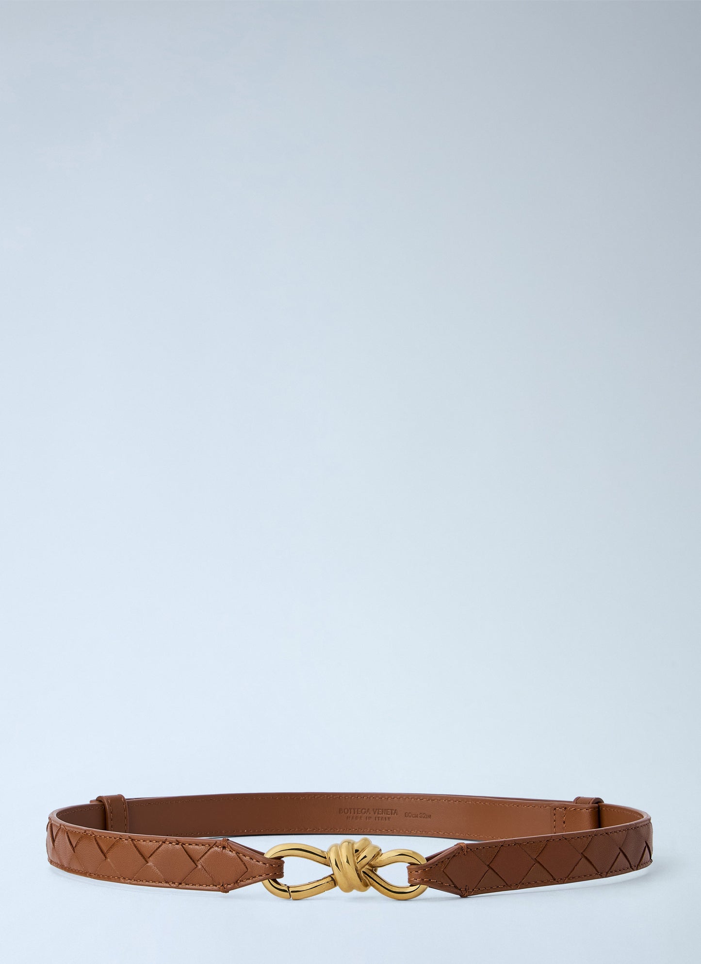 Bottega Veneta Women Quilted Leather Belt With Knot Buckle BOTTEGA VENETA