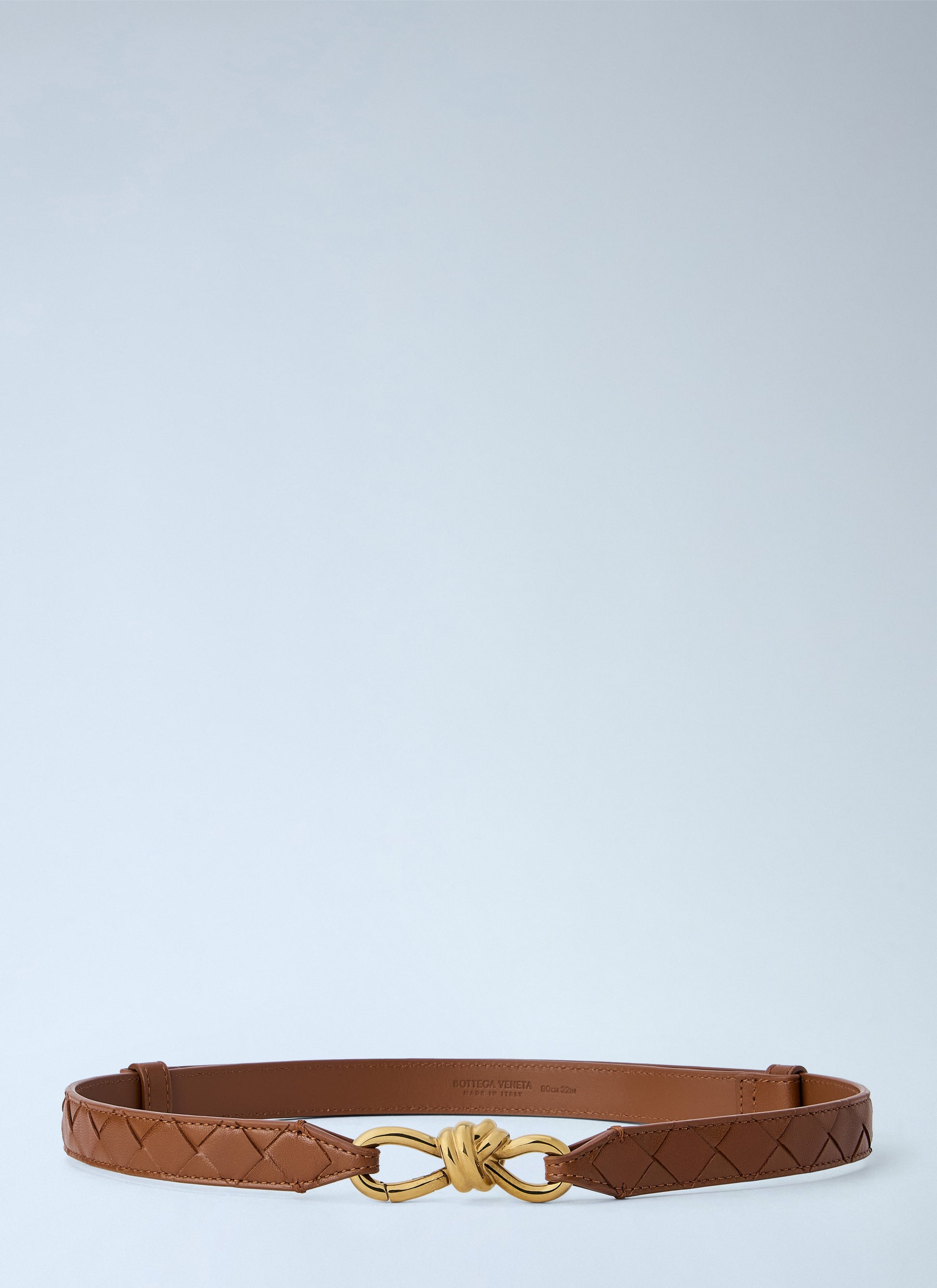 Bottega Veneta Women Quilted Leather Belt With Knot Buckle BOTTEGA VENETA