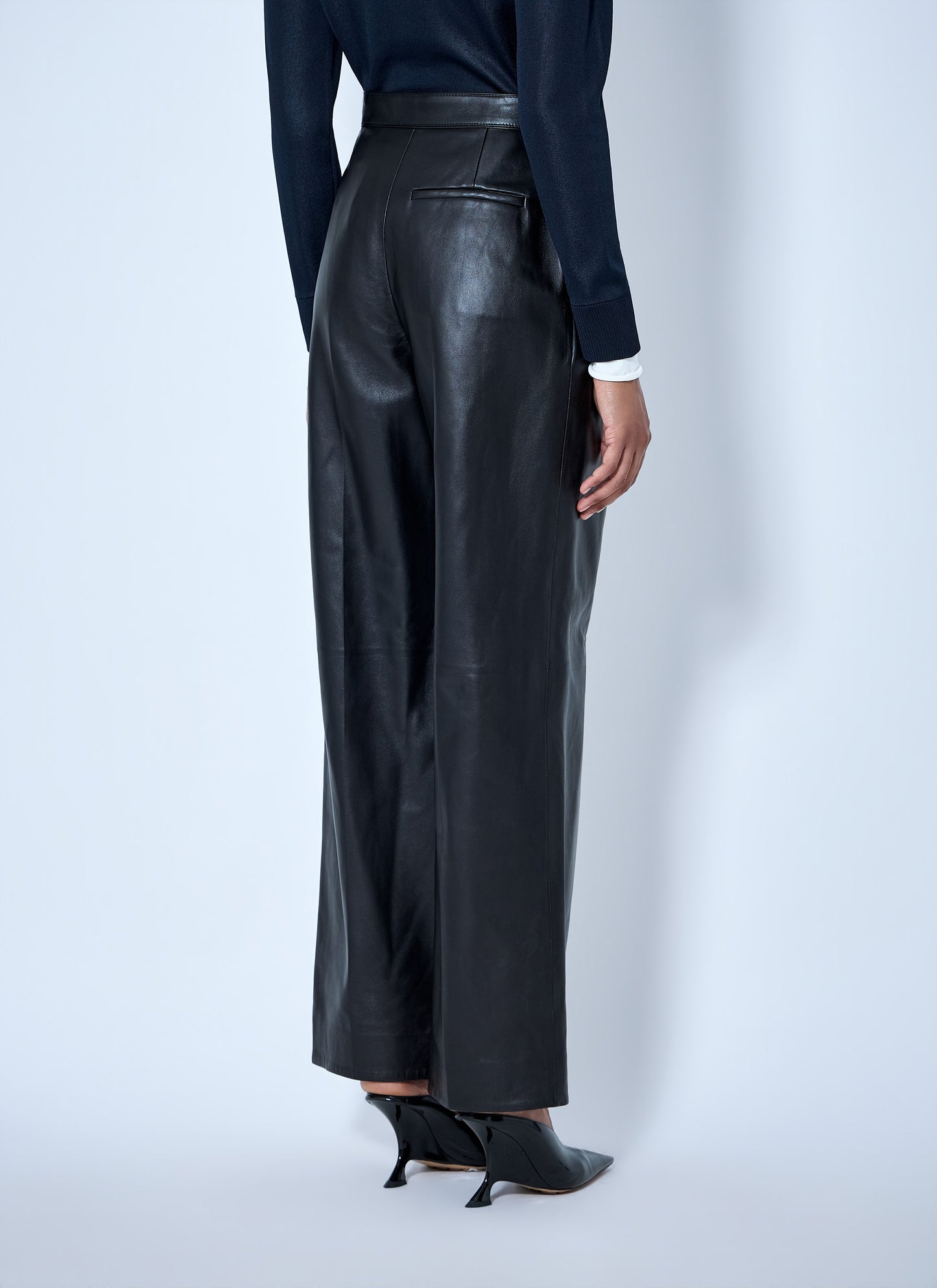 Bottega Veneta Women Soft Semi Shiny Nappa Trousers BOTTEGA VENETA