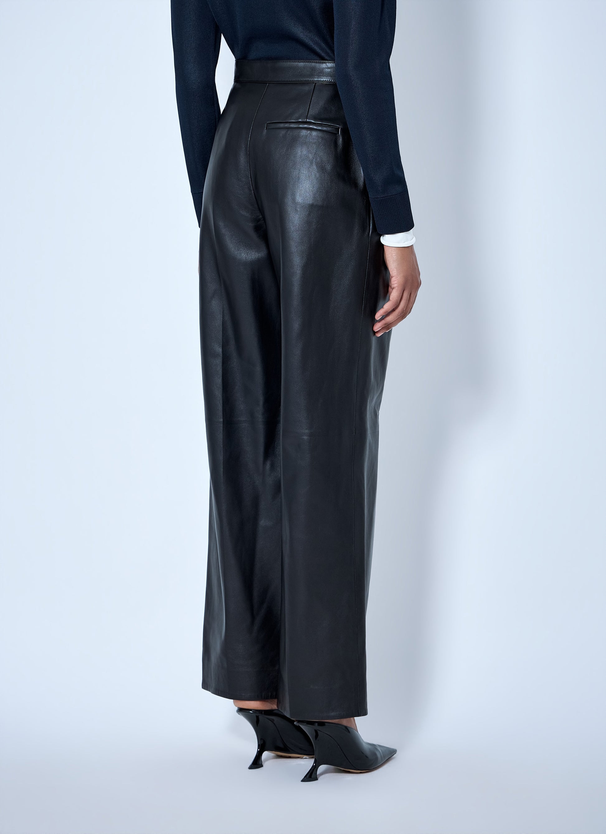 Bottega Veneta Women Soft Semi Shiny Nappa Trousers BOTTEGA VENETA