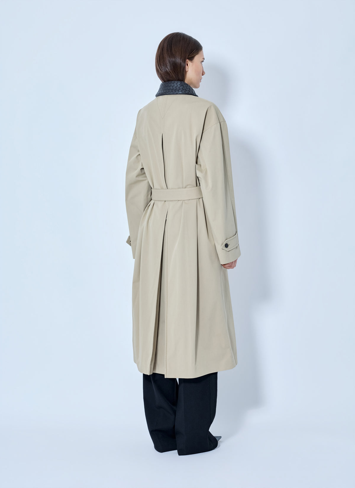 Bottega Veneta Women Light Cotton Trench Coat BOTTEGA VENETA