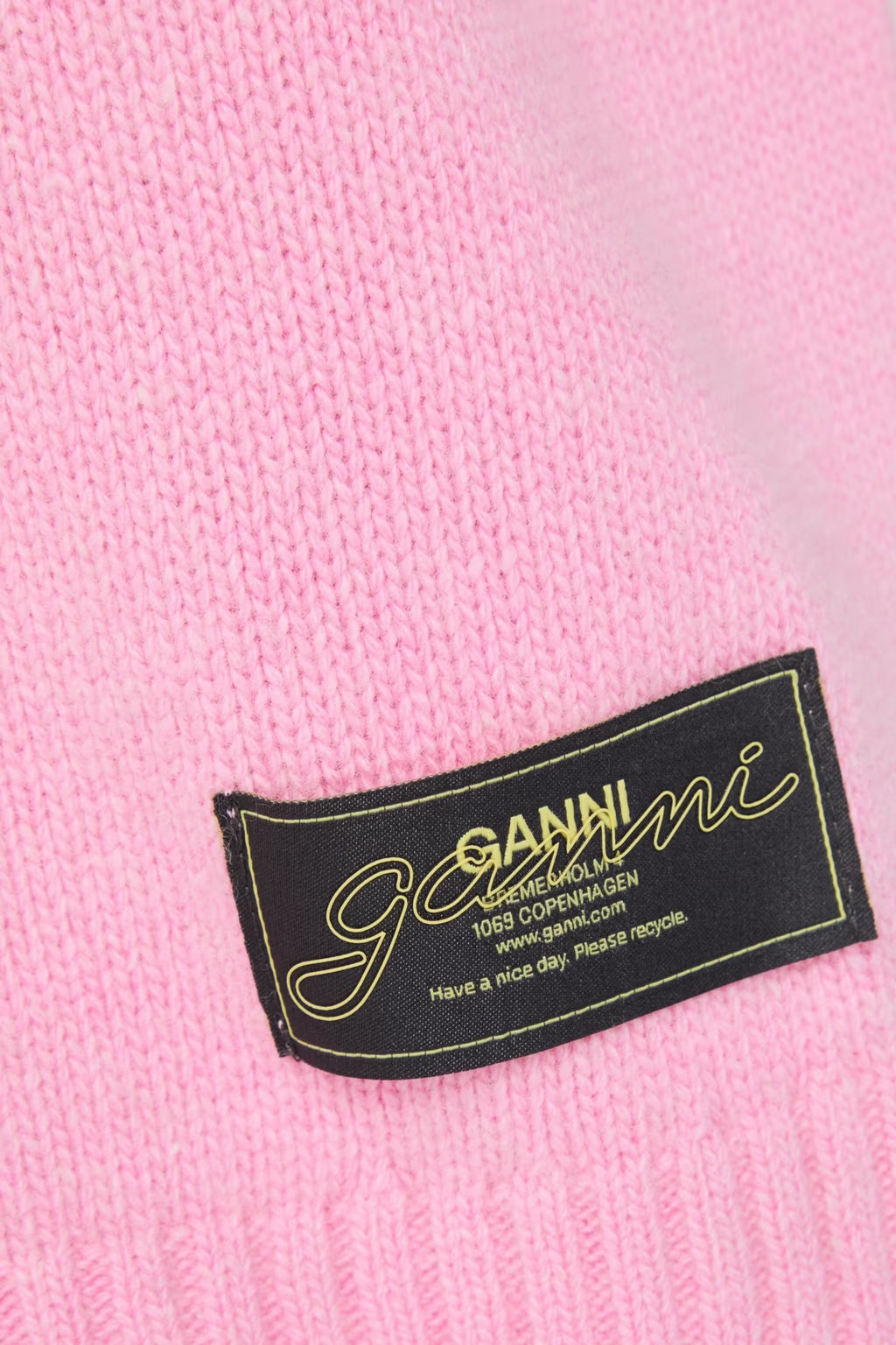 Bow-Detailed Wool-Blend Cardigan Women GANNI