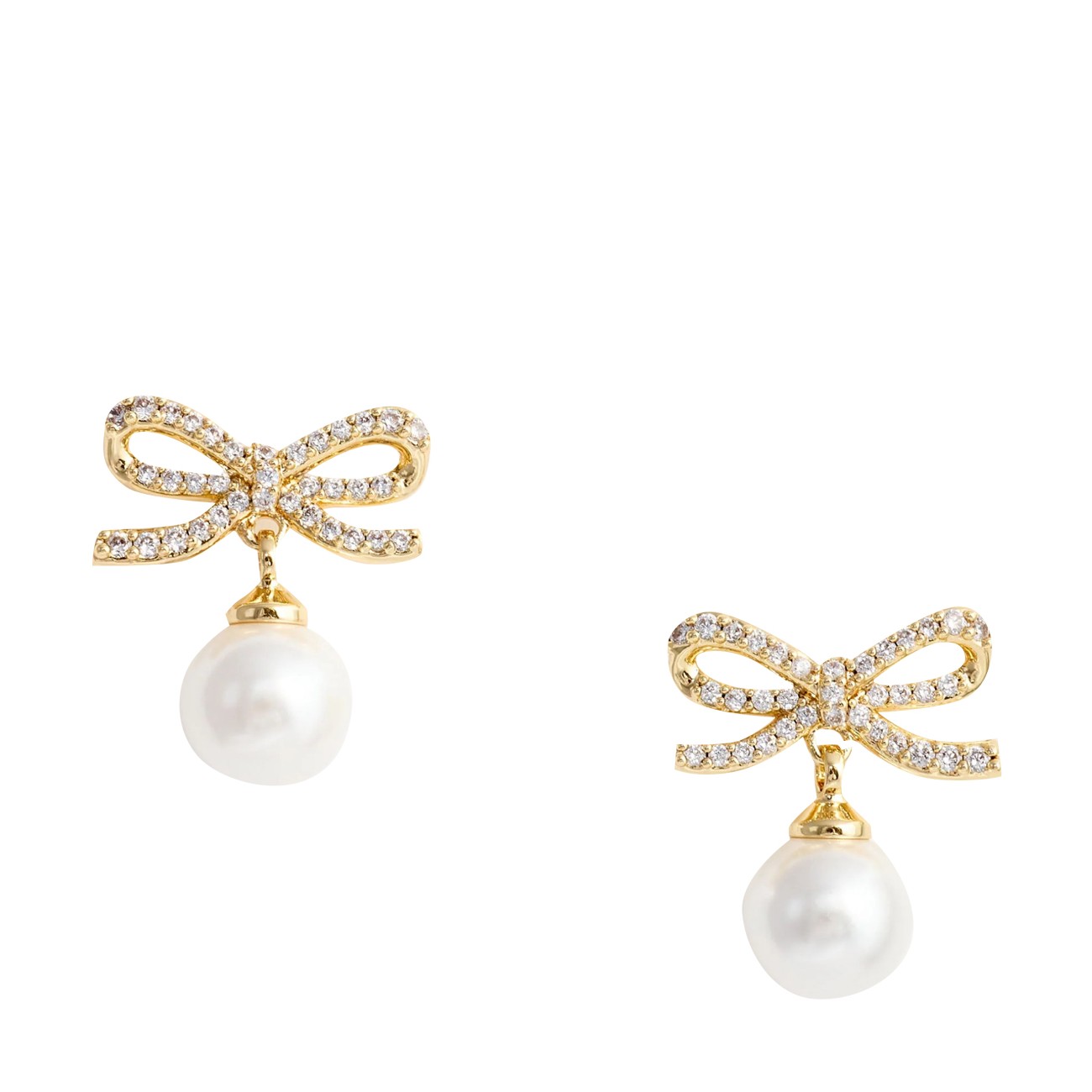 Self Portrait Women Bow Pearl Earrings SELF-PORTRAIT