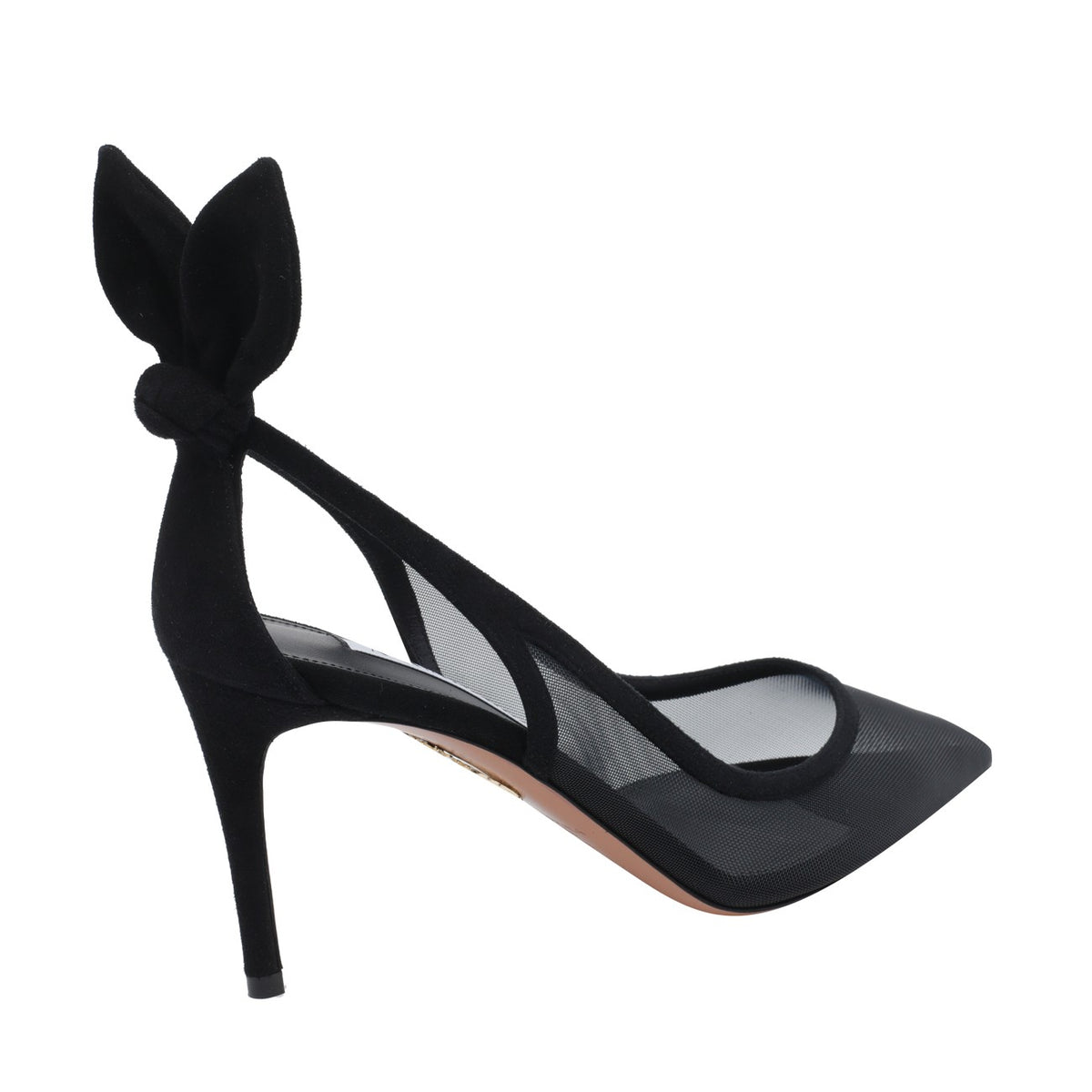 Aquazzura Women Bow Tie Mesh Pump 85 AQUAZZURA