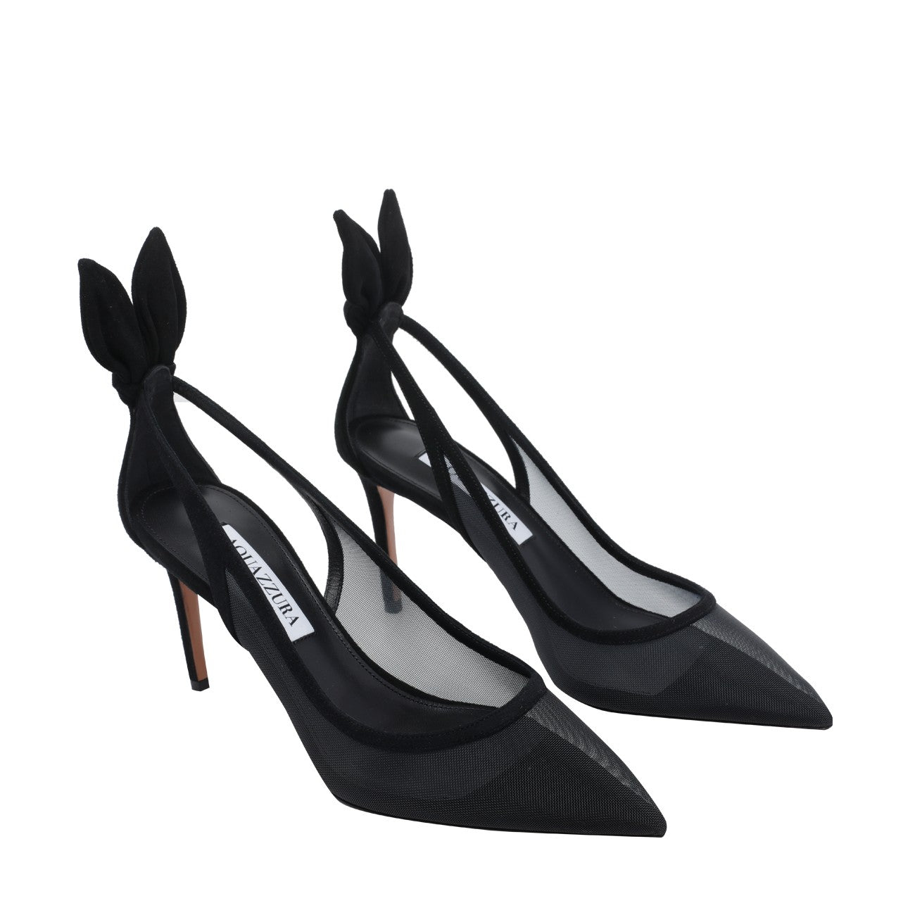 Aquazzura Women Bow Tie Mesh Pump 85 AQUAZZURA