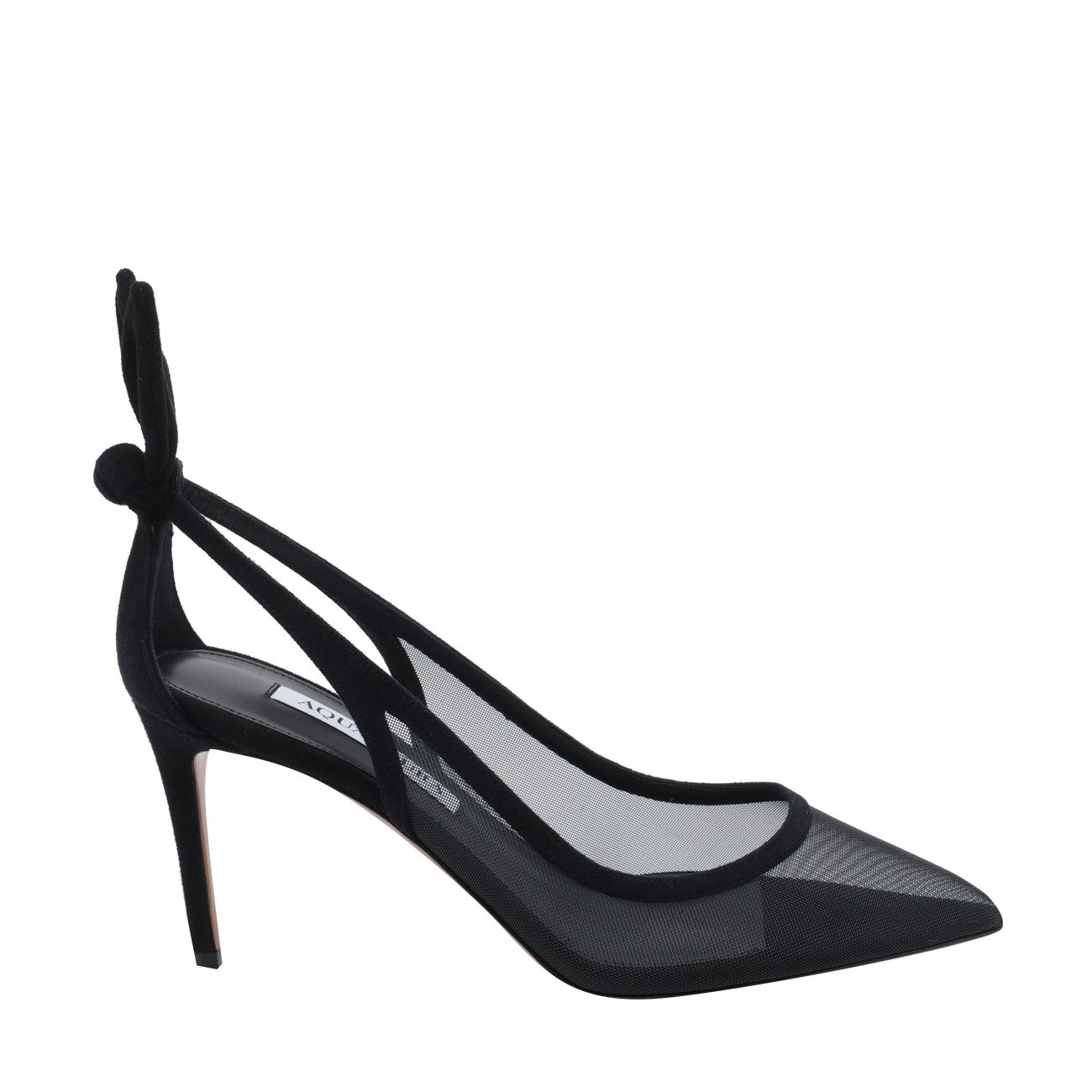 Aquazzura Women Bow Tie Mesh Pump 85 AQUAZZURA