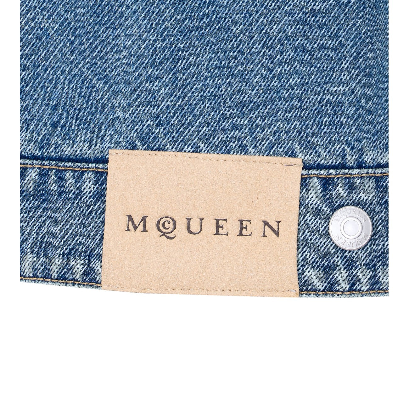 Mcqueen Women Boxy Denim Jacket ALEXANDER MCQUEEN