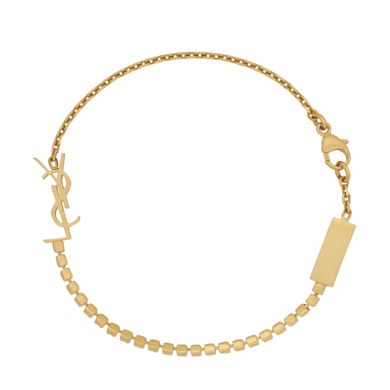 Saint Laurent Women Bracelet With Cassandre Charm SAINT LAURENT