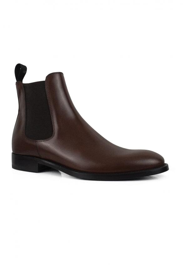 Alberto Men Leather Boots ALBERTO