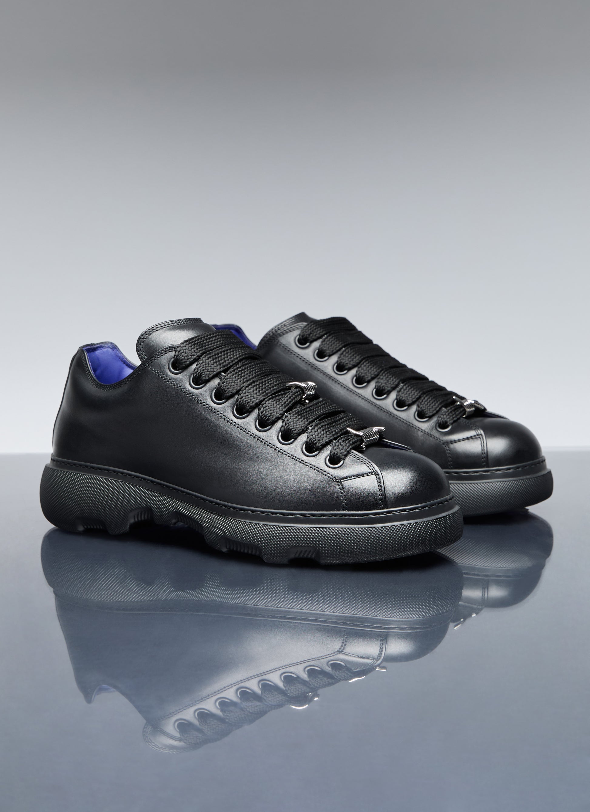 Burberry Men Ranger Leather Sneakers BURBERRY