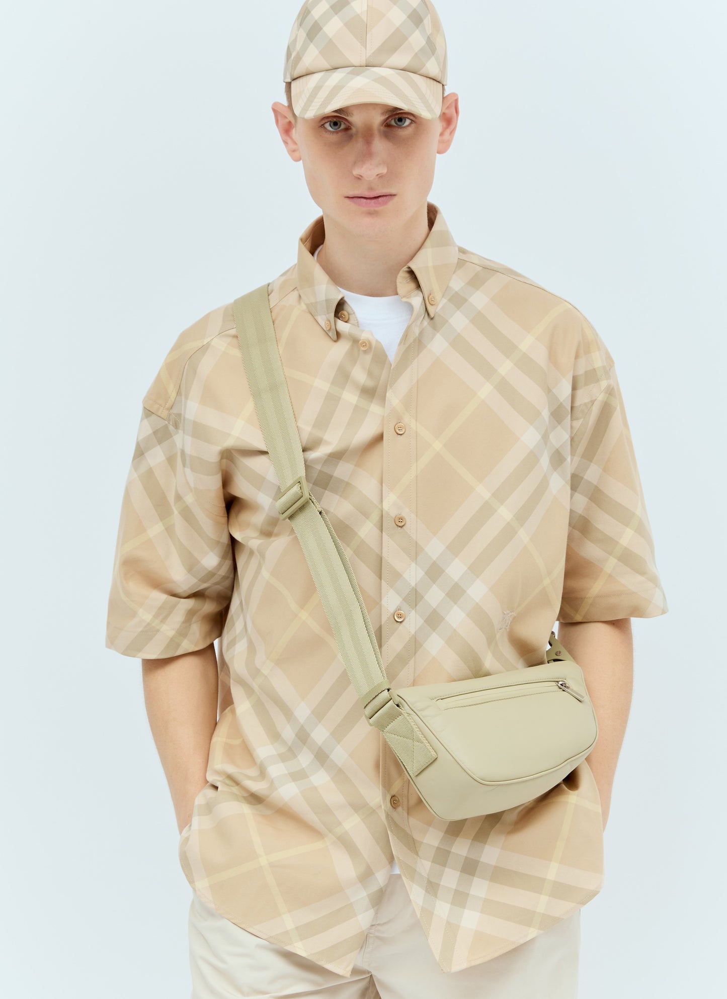 Burberry Men Shield Crossbody Bag BURBERRY