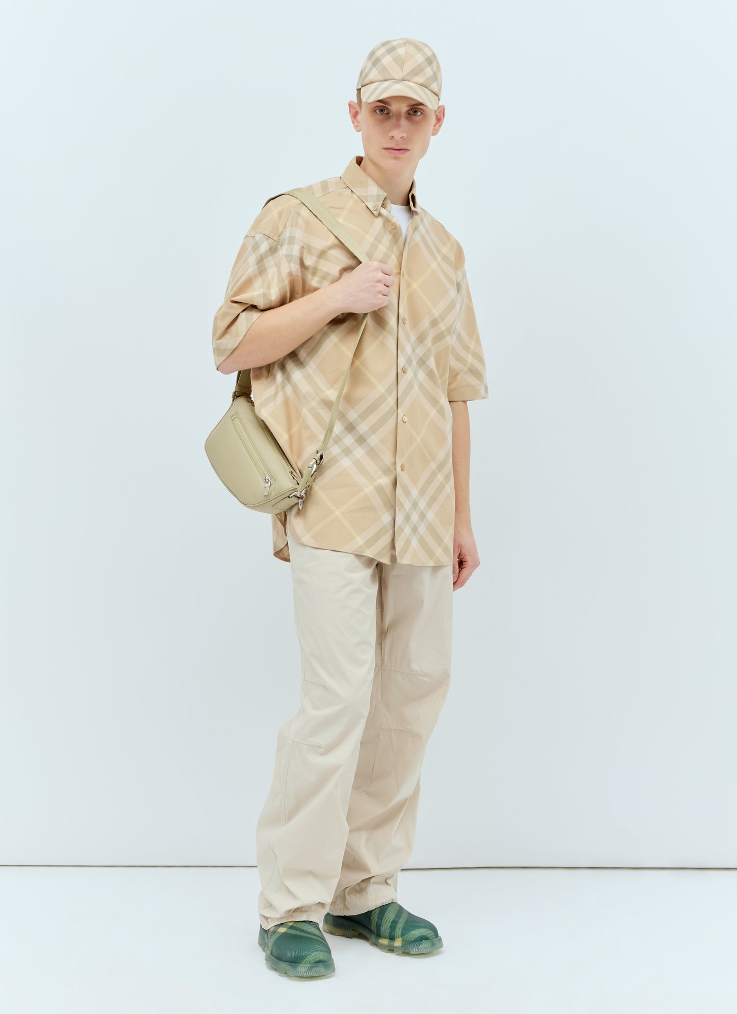 Burberry Men Shield Crossbody Bag BURBERRY