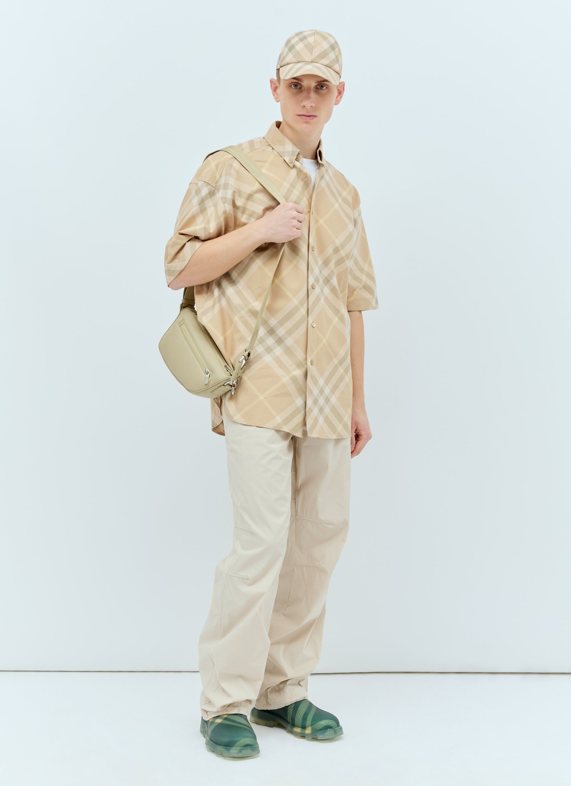 Burberry Men Shield Crossbody Bag BURBERRY