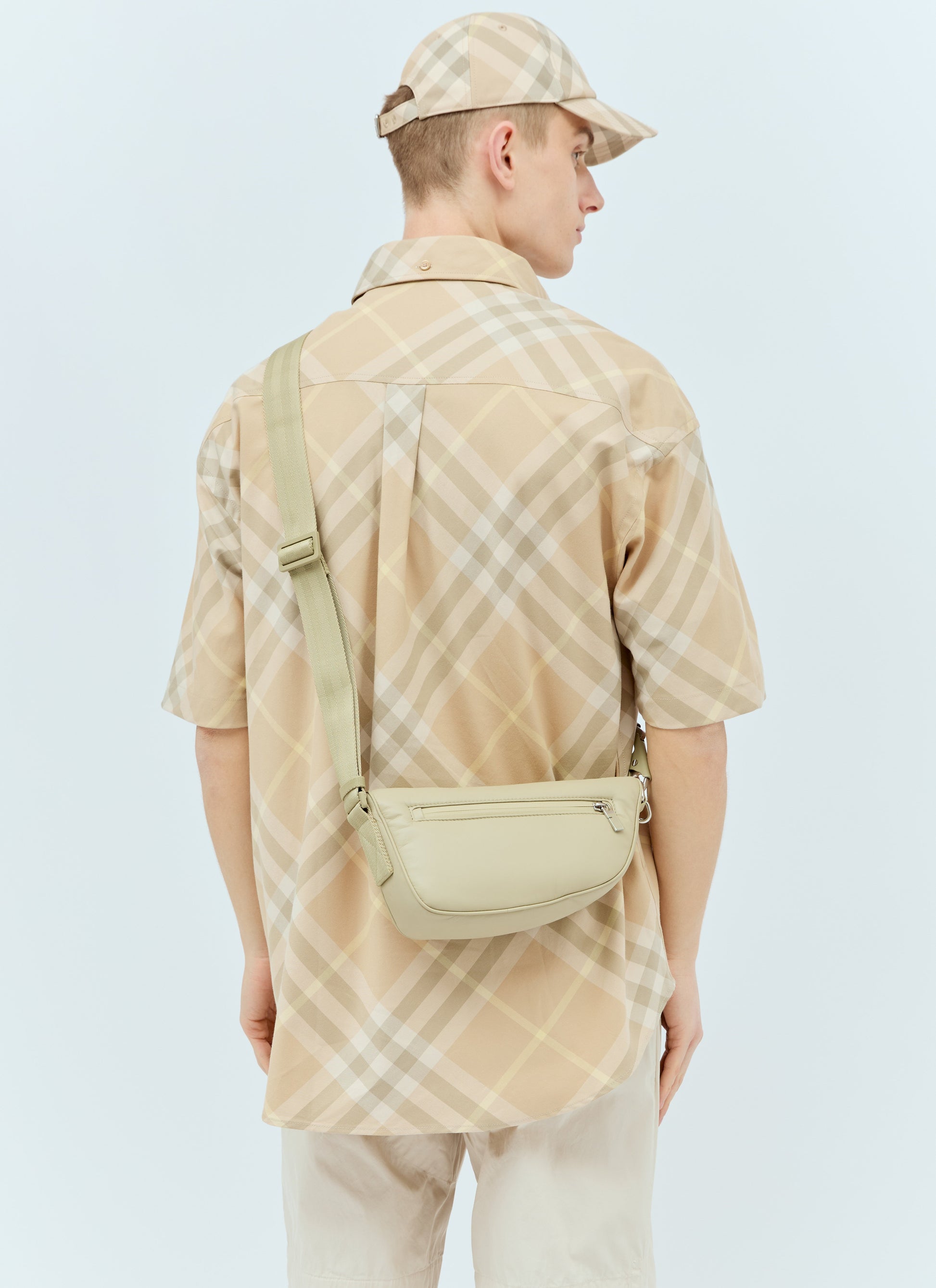 Burberry Men Shield Crossbody Bag BURBERRY