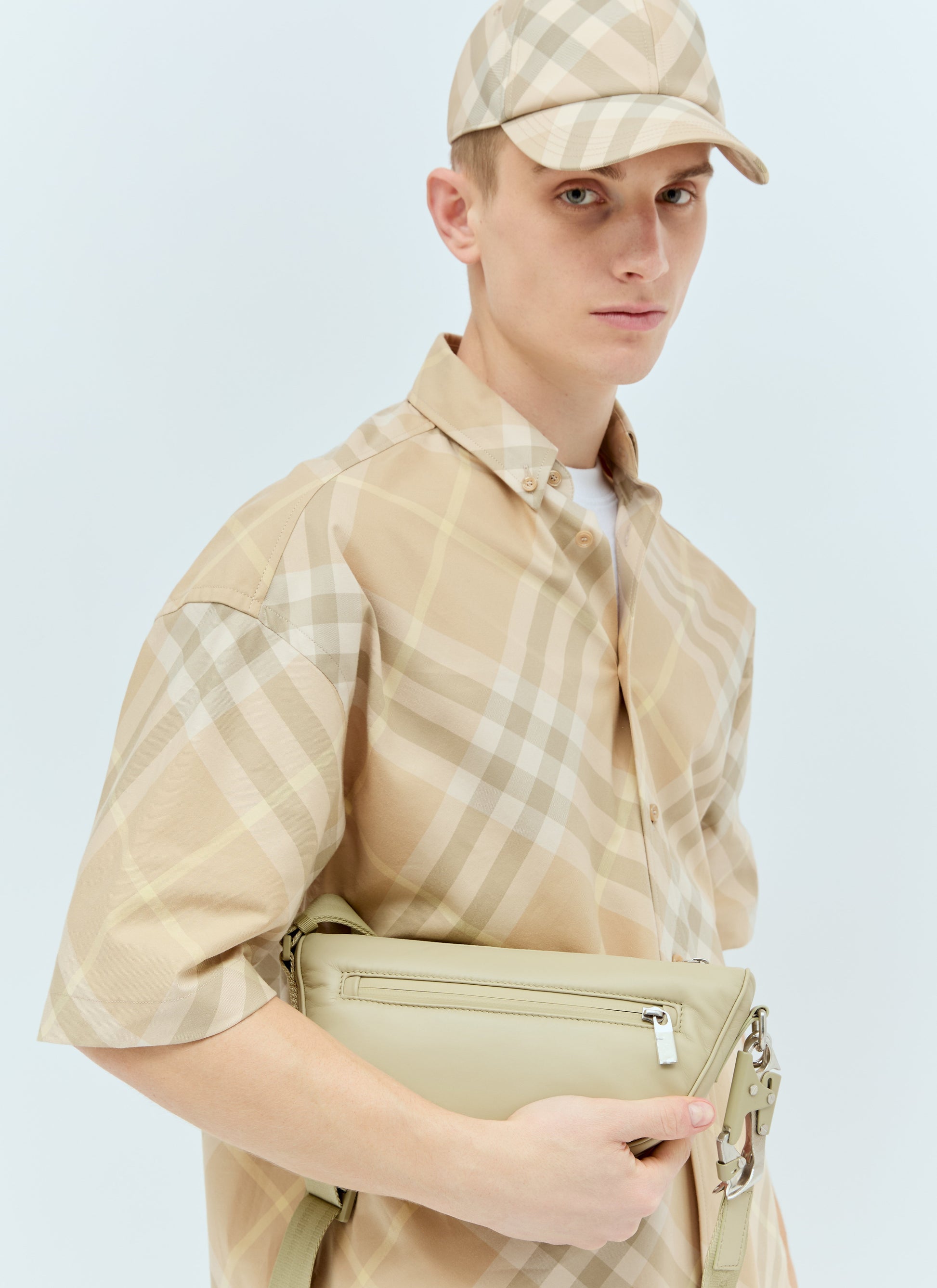 Burberry Men Shield Crossbody Bag BURBERRY