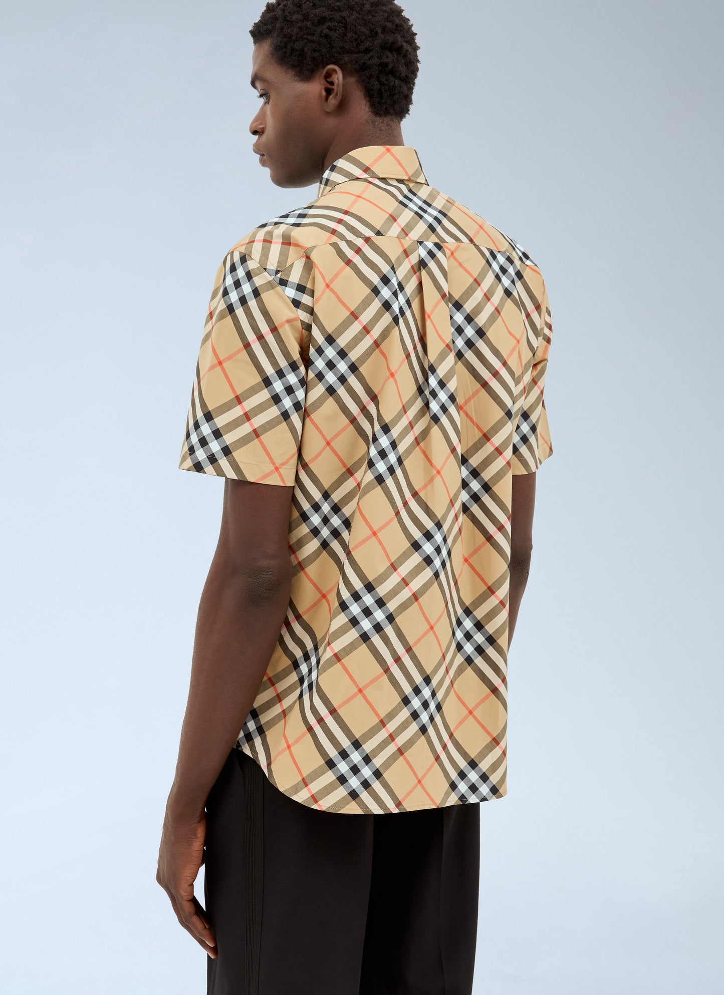 Burberry Men Check Poplin Shirt BURBERRY