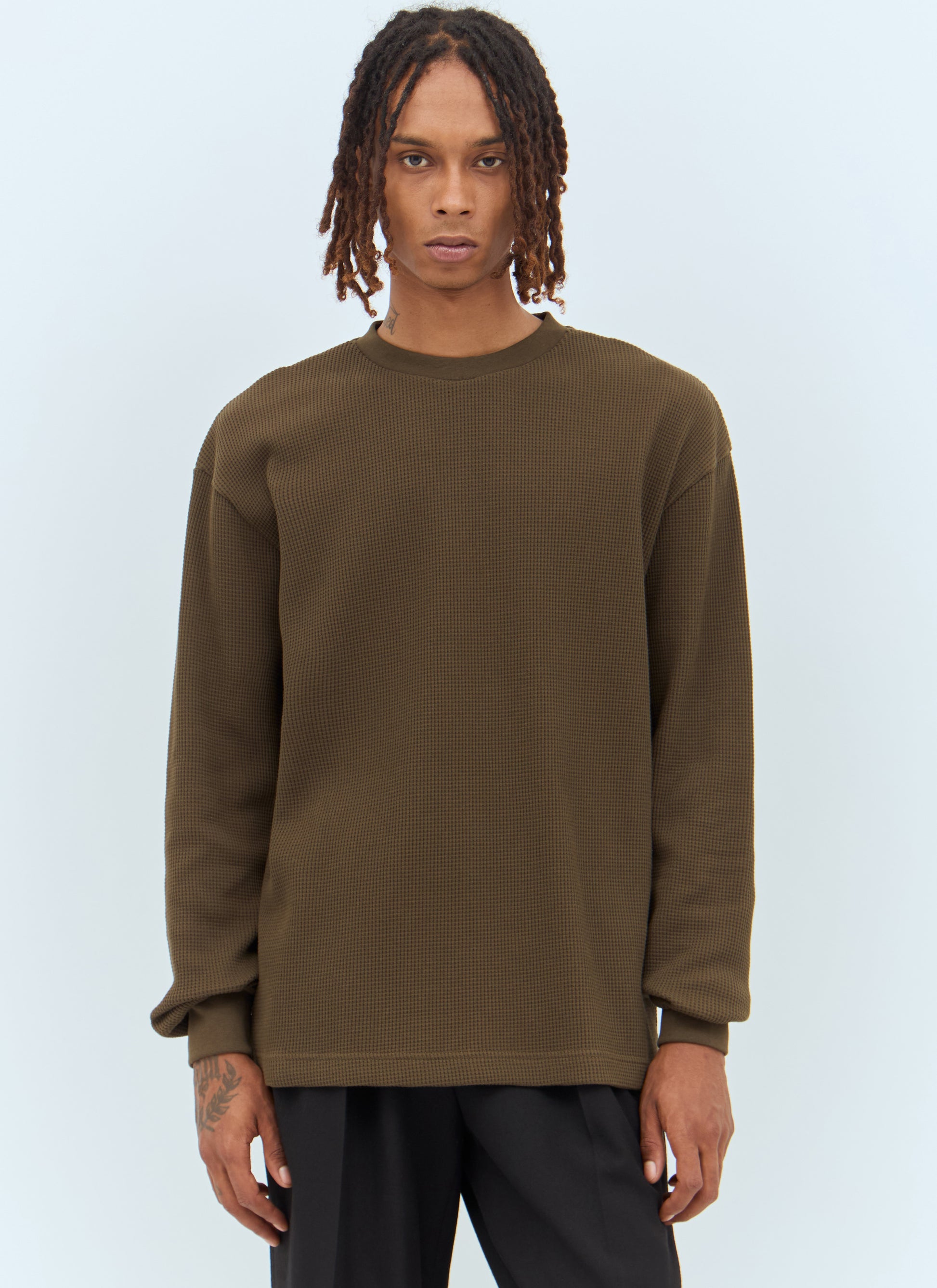 Burberry Men Ekd Waffle Knit Top BURBERRY