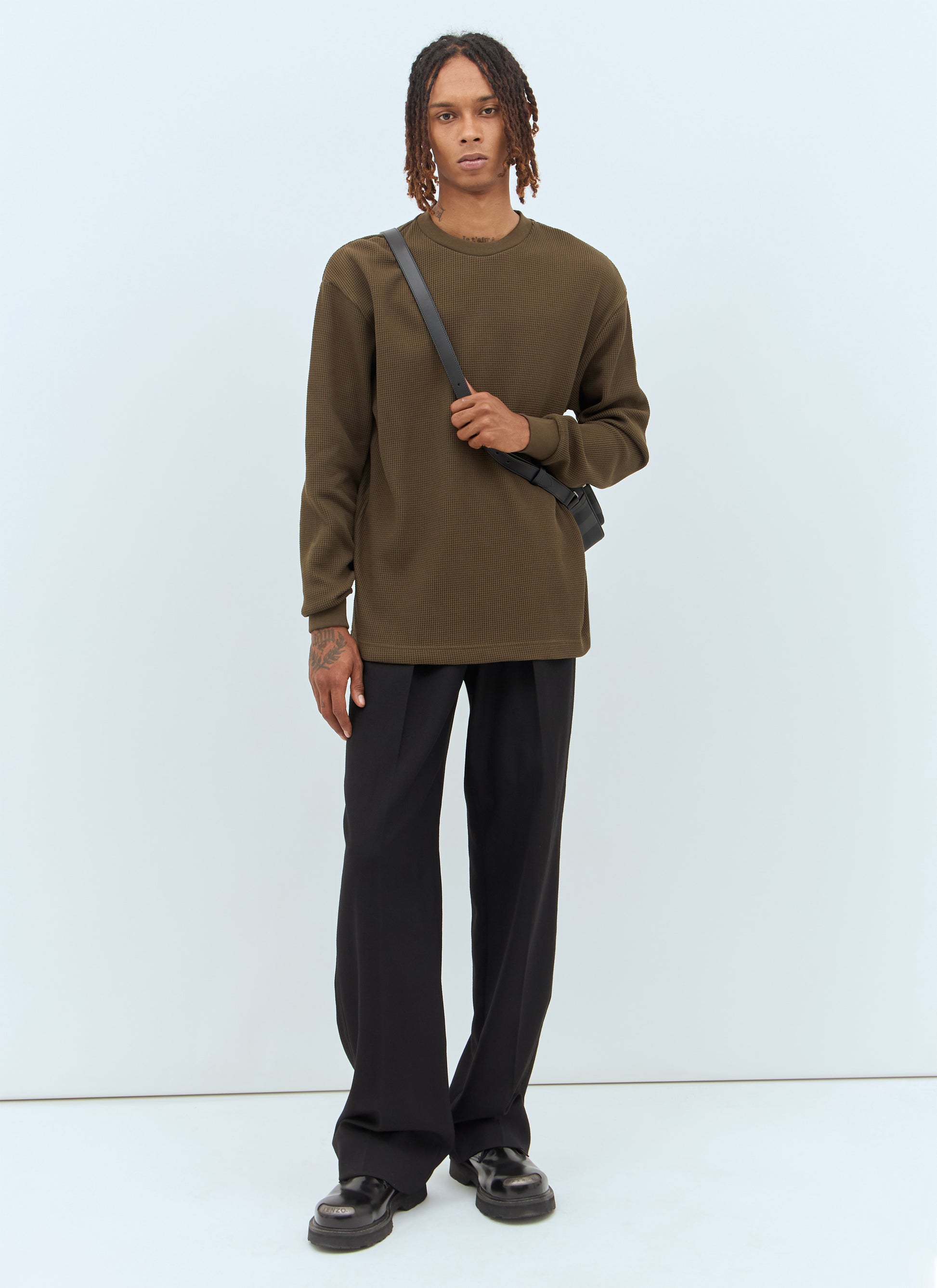 Burberry Men Ekd Waffle Knit Top BURBERRY