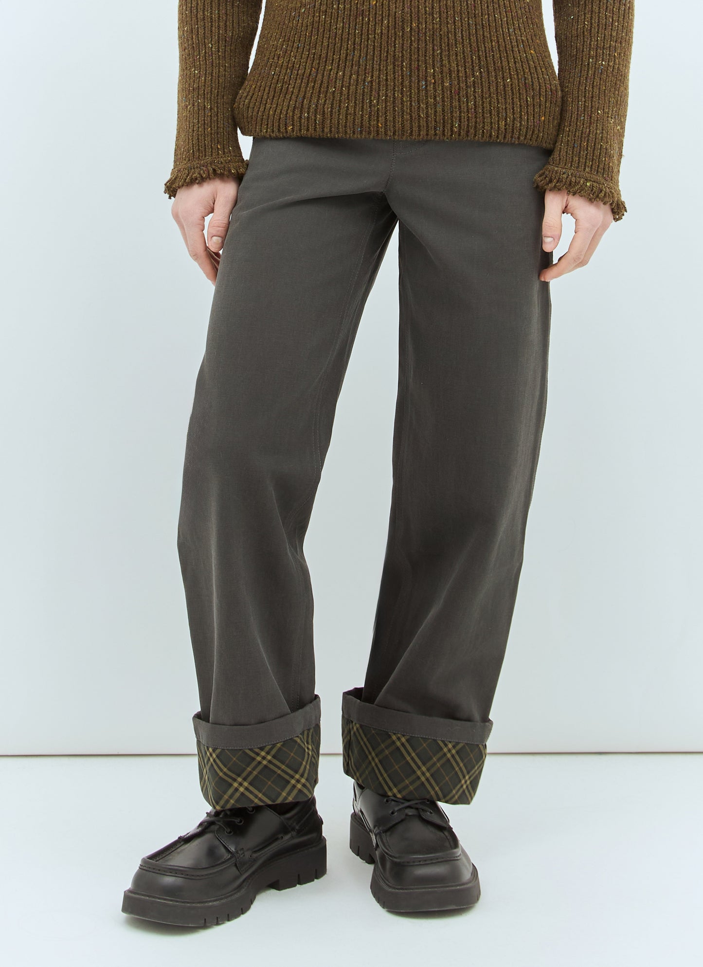 Burberry Men Cotton Carpenter Pants BURBERRY