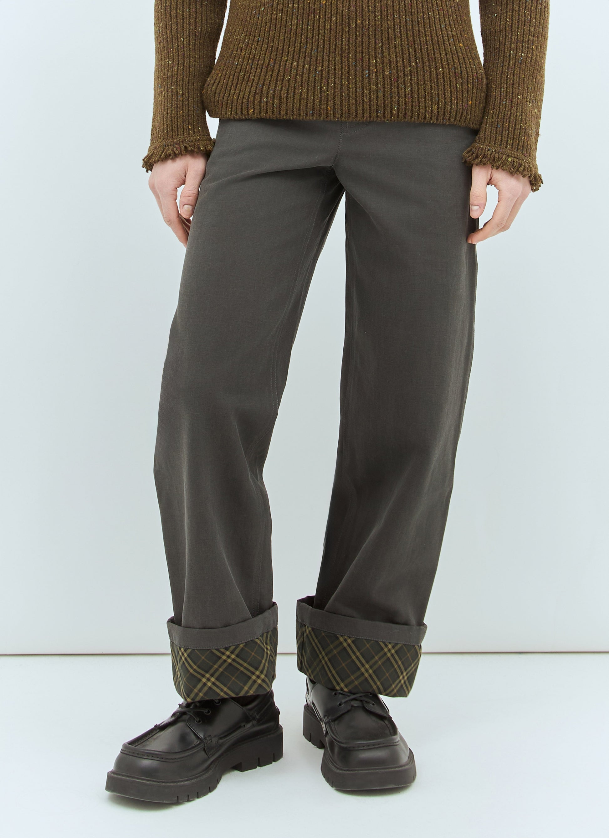 Burberry Men Cotton Carpenter Pants BURBERRY