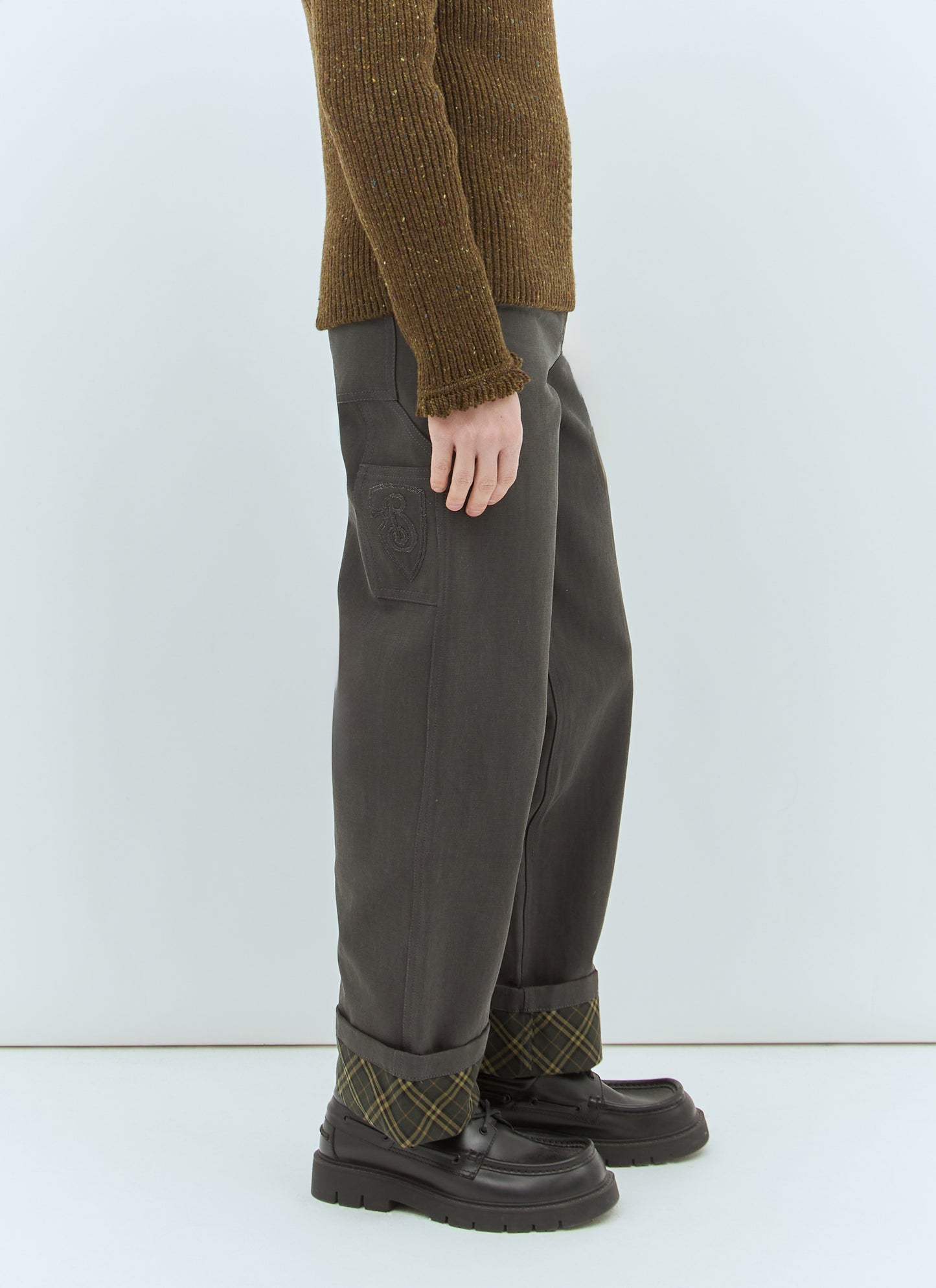 Burberry Men Cotton Carpenter Pants BURBERRY
