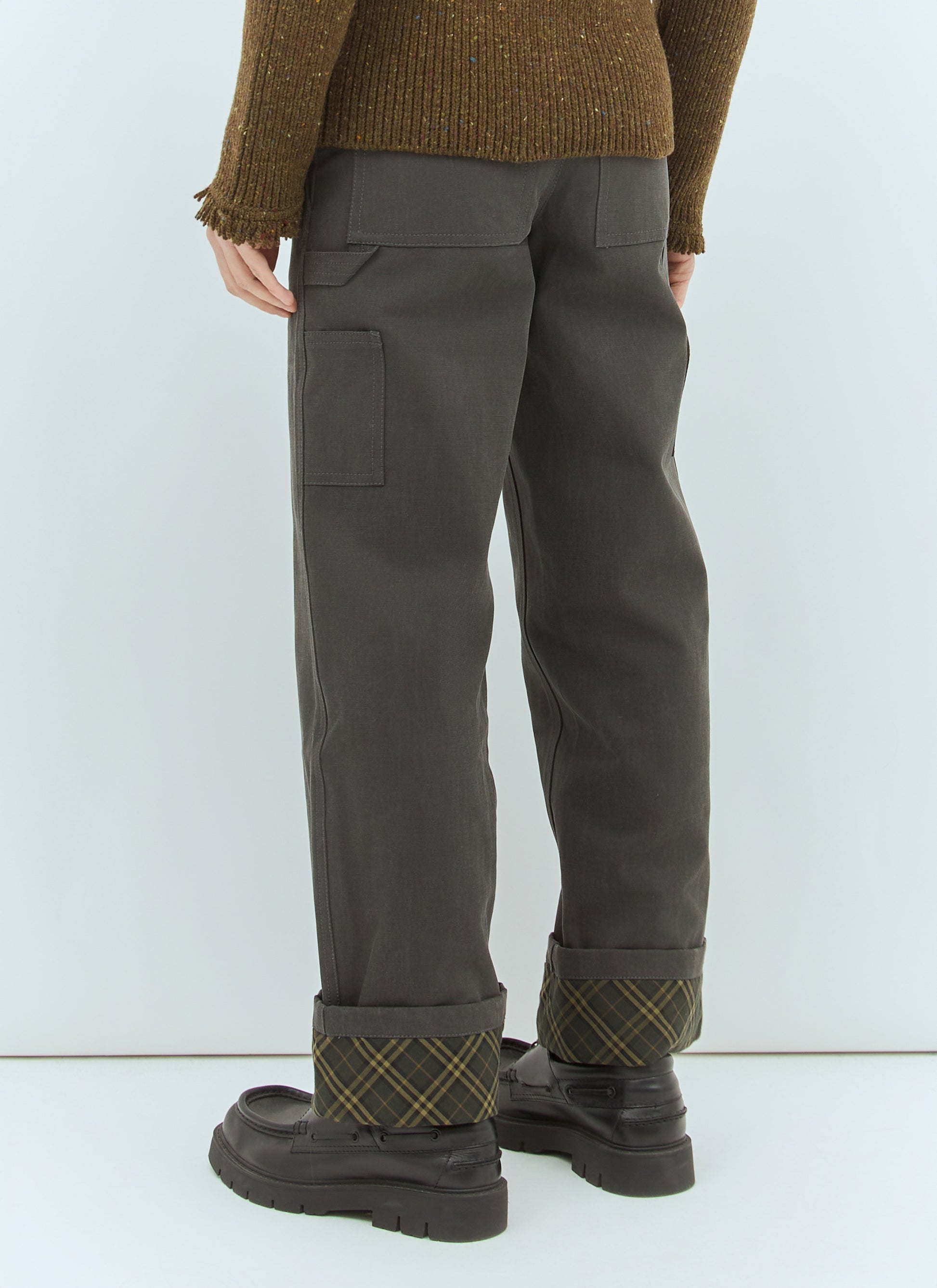 Burberry Men Cotton Carpenter Pants BURBERRY