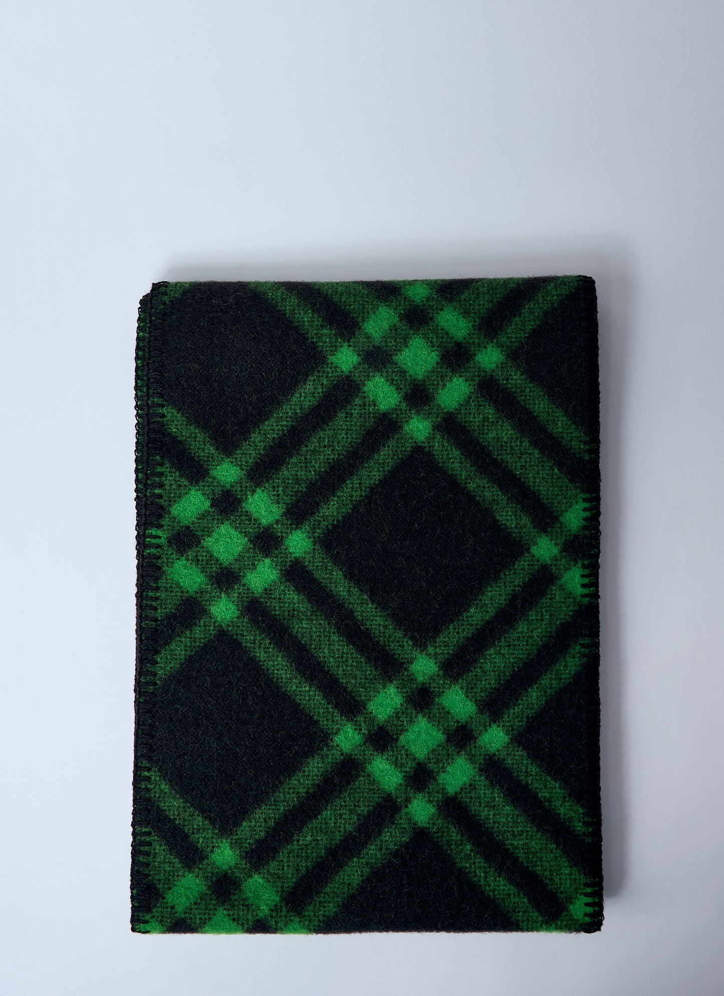 Burberry Men Check Wool Scarf BURBERRY
