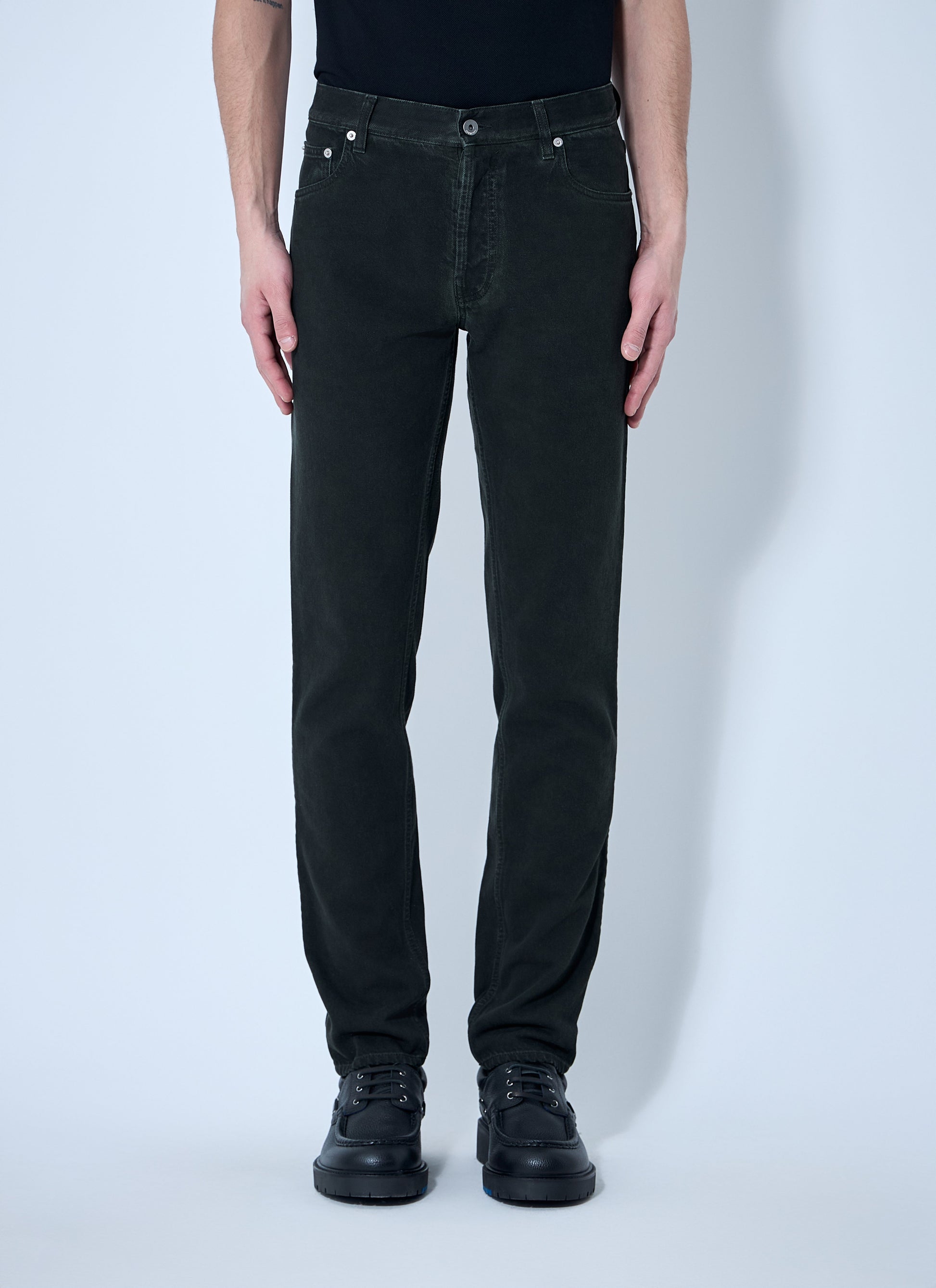 Burberry Men Logo Patch Jeans BURBERRY
