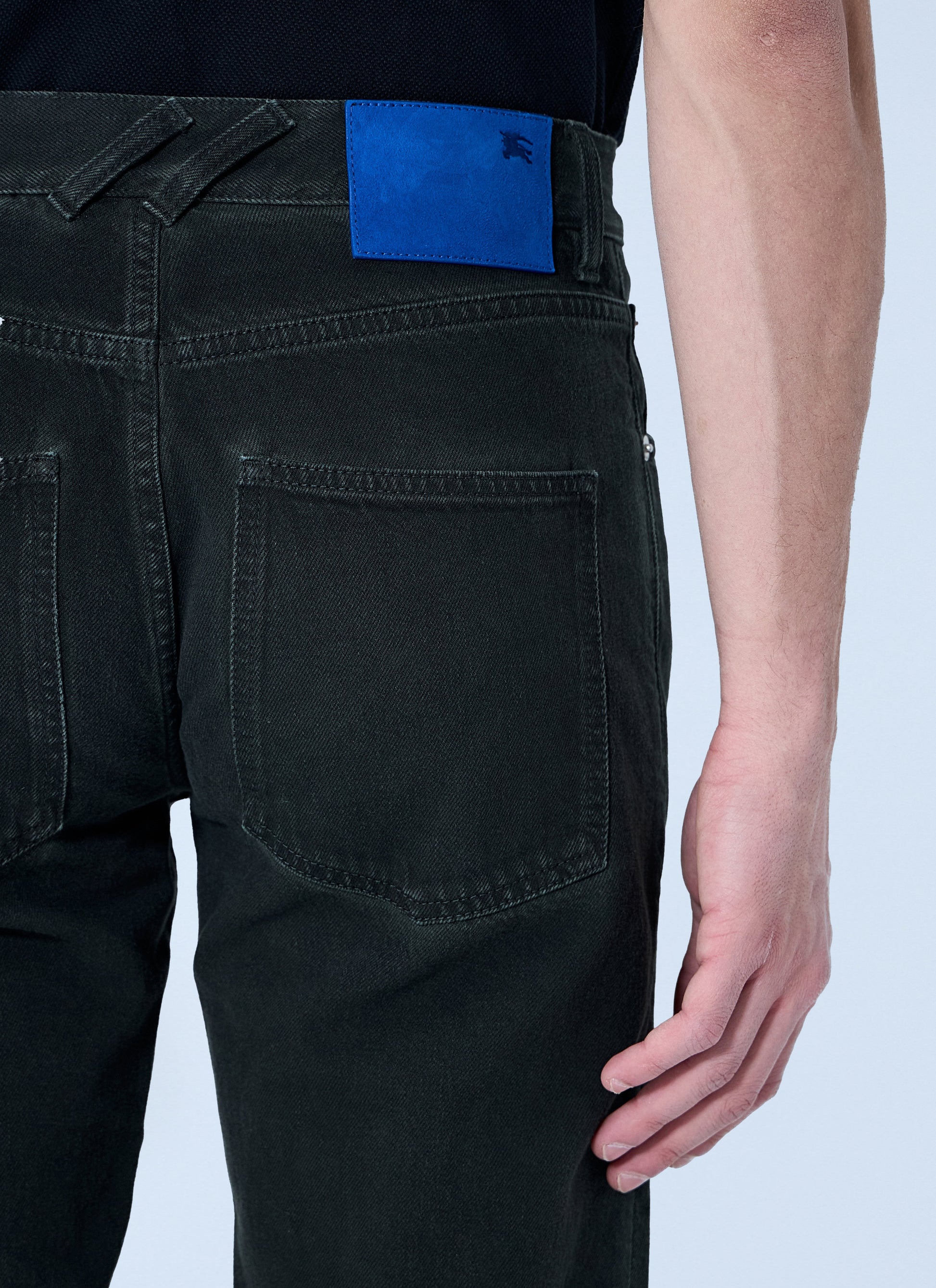 Burberry Men Logo Patch Jeans BURBERRY