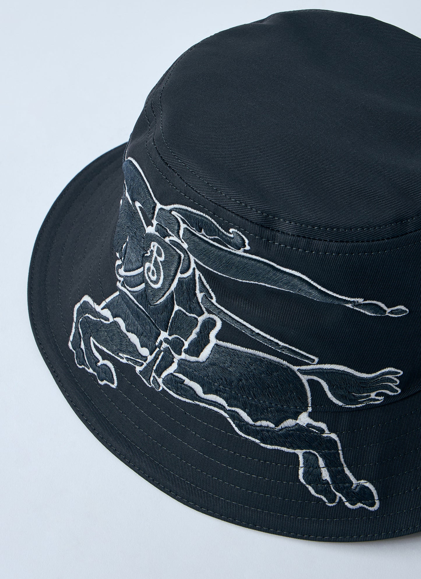 Burberry Men Logo Motif Bucket Hat BURBERRY
