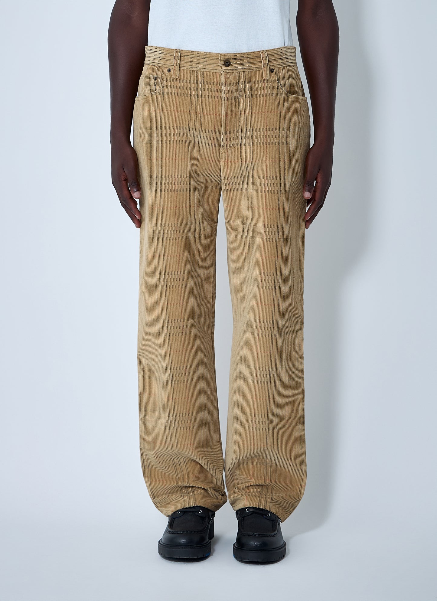 Burberry Men Cotton Check Pants BURBERRY