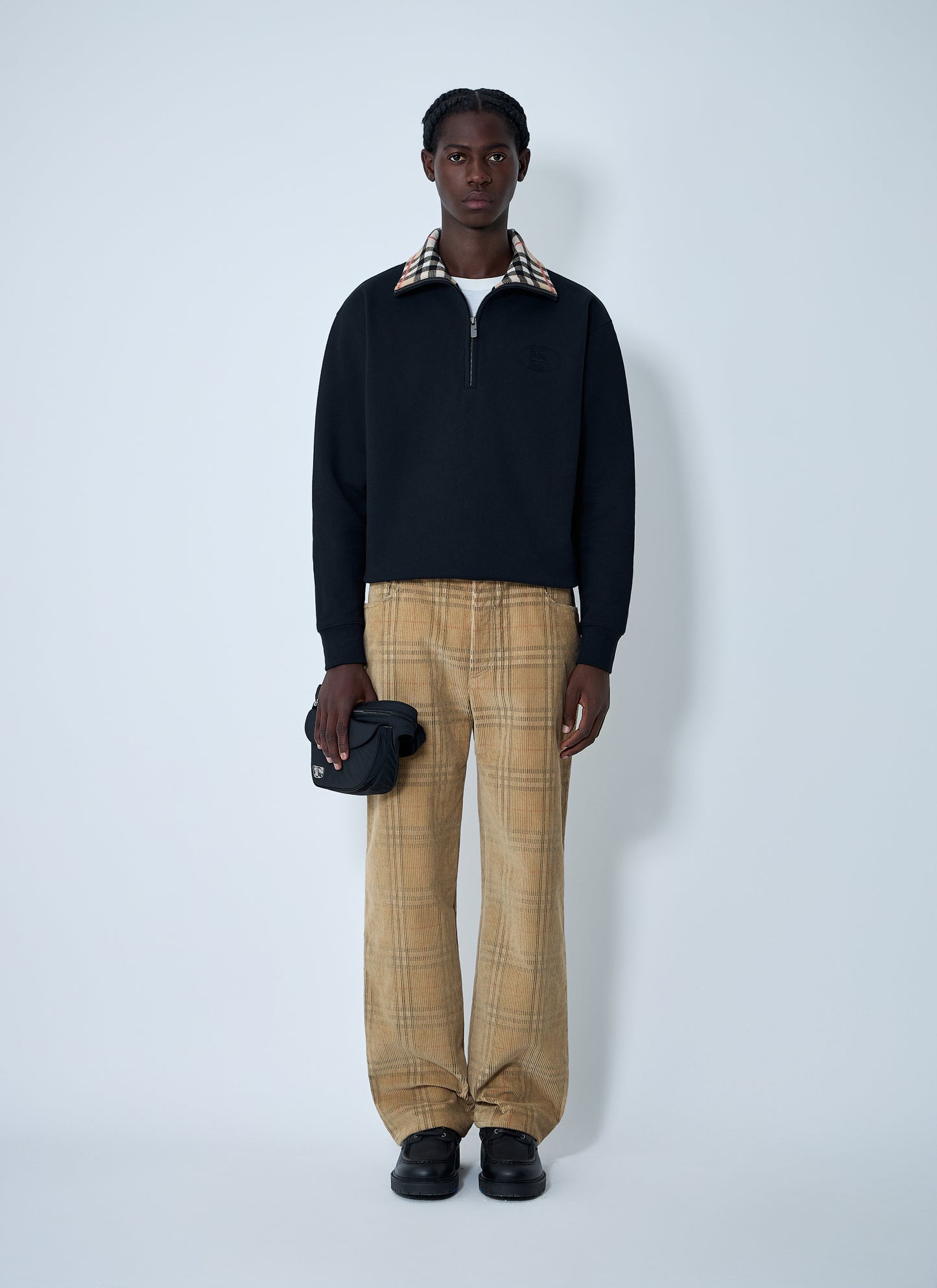Burberry Men Cotton Check Pants BURBERRY