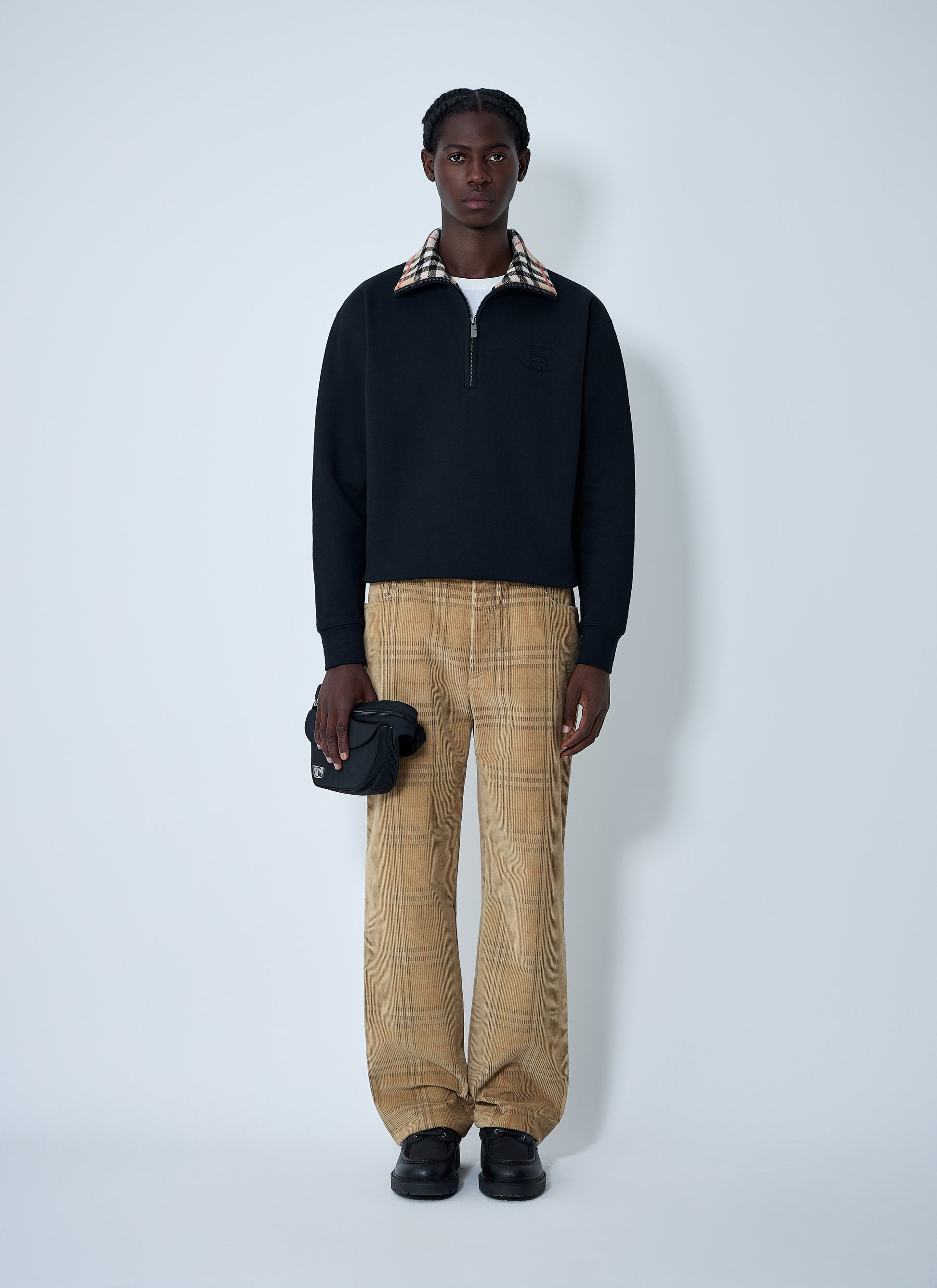 Burberry Men Cotton Check Pants BURBERRY