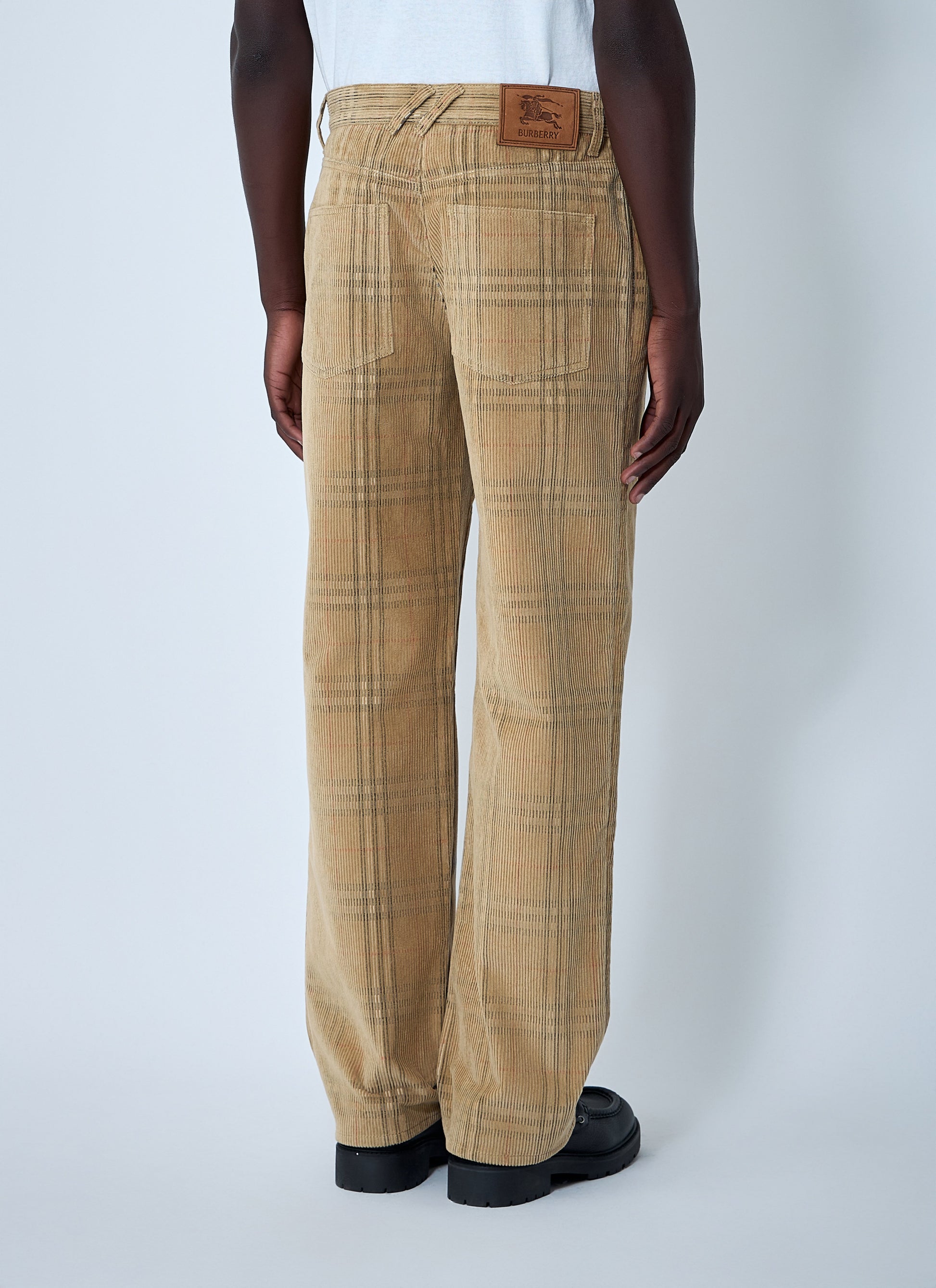 Burberry Men Cotton Check Pants BURBERRY