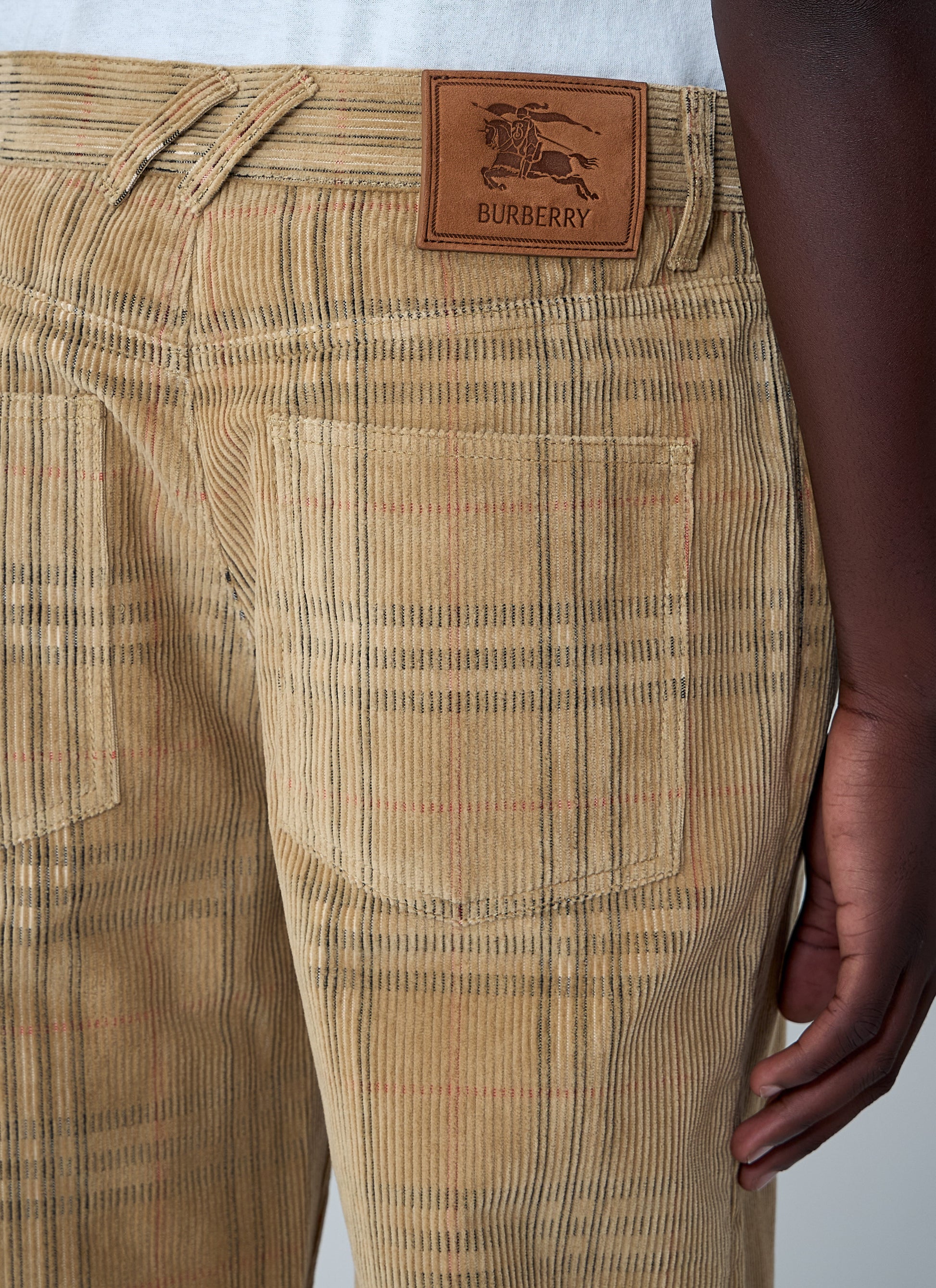Burberry Men Cotton Check Pants BURBERRY