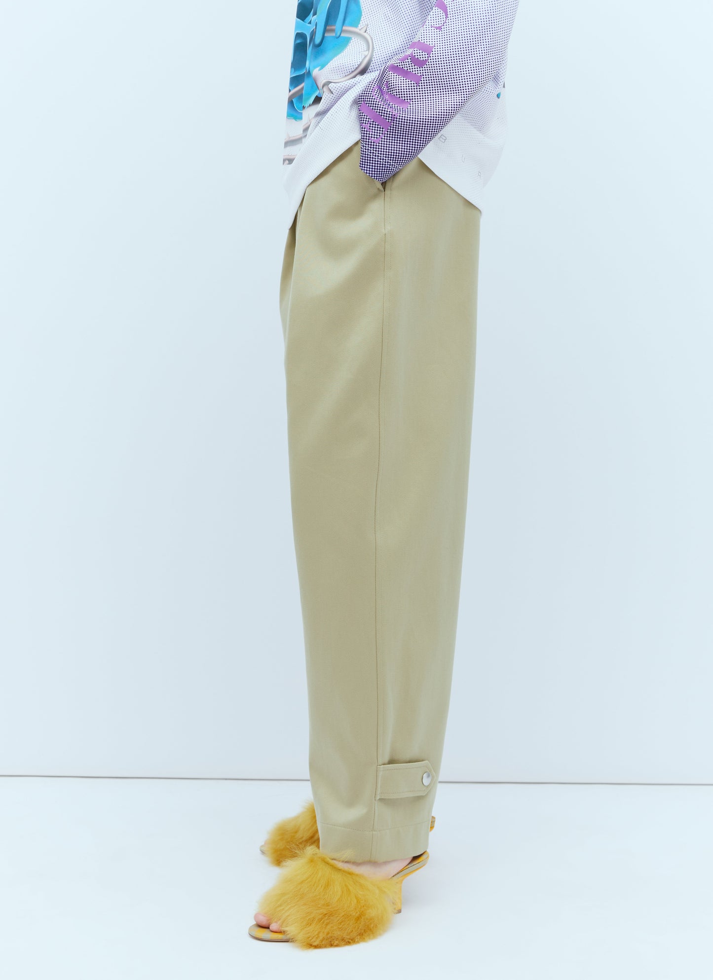 Burberry Women Side Buckle Pants BURBERRY