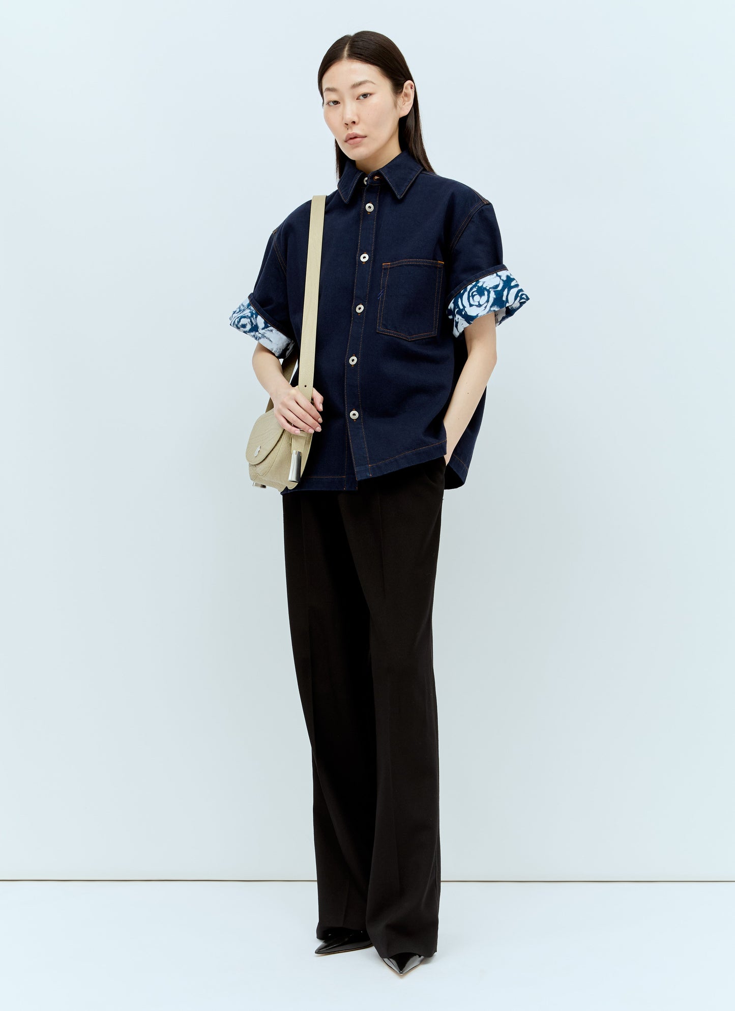 Burberry Women Heavyweight Denim Shirt BURBERRY